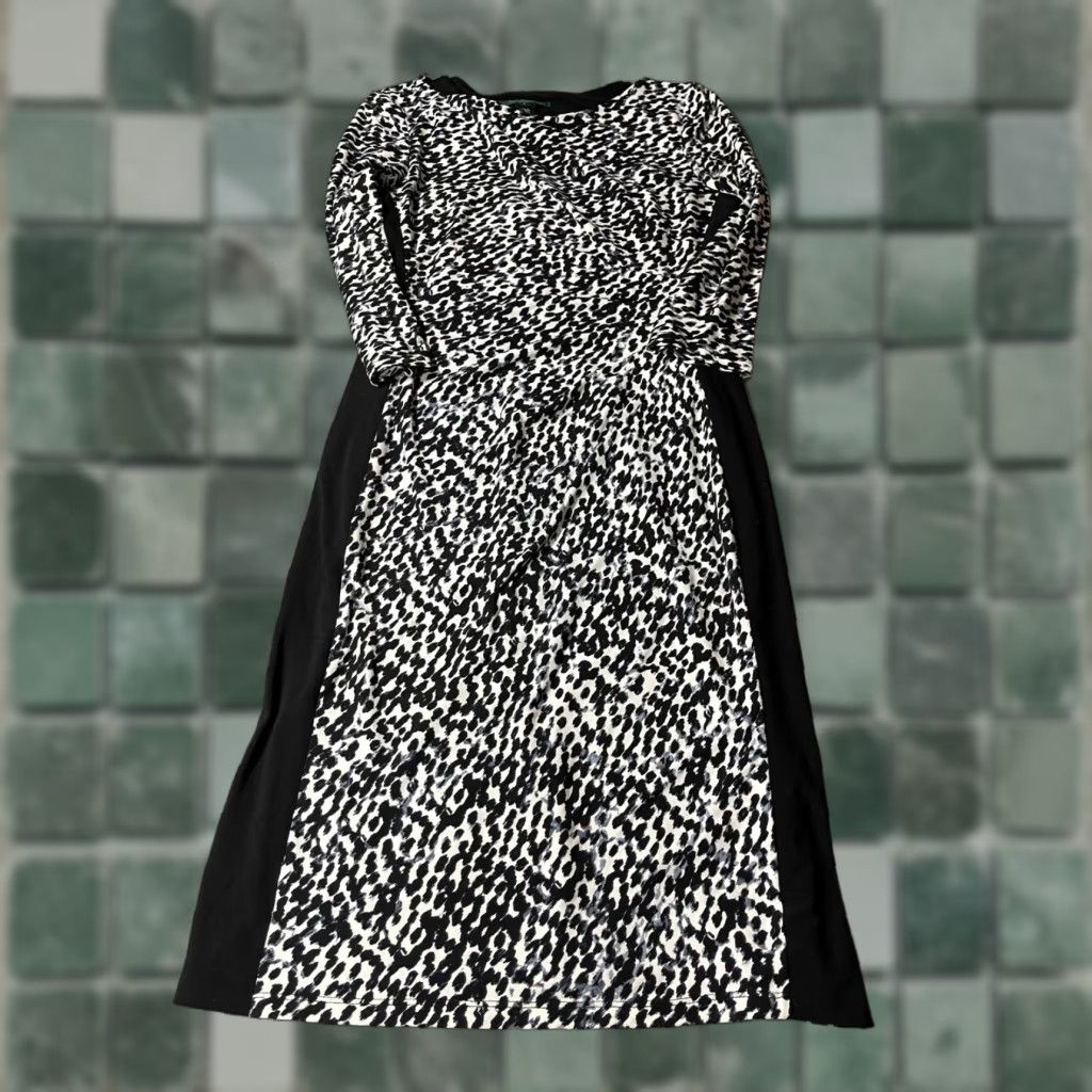 Ralph Lauren Lauren Ralph Lauren Dress Womens Size 6 Black Short Sleeve Belt Pockets Belted Knee Length Shirt Dress Casual Party/Cocktail Travel Wedding Size M / US 6-8 / IT 42-44 - 1 Thumbnail