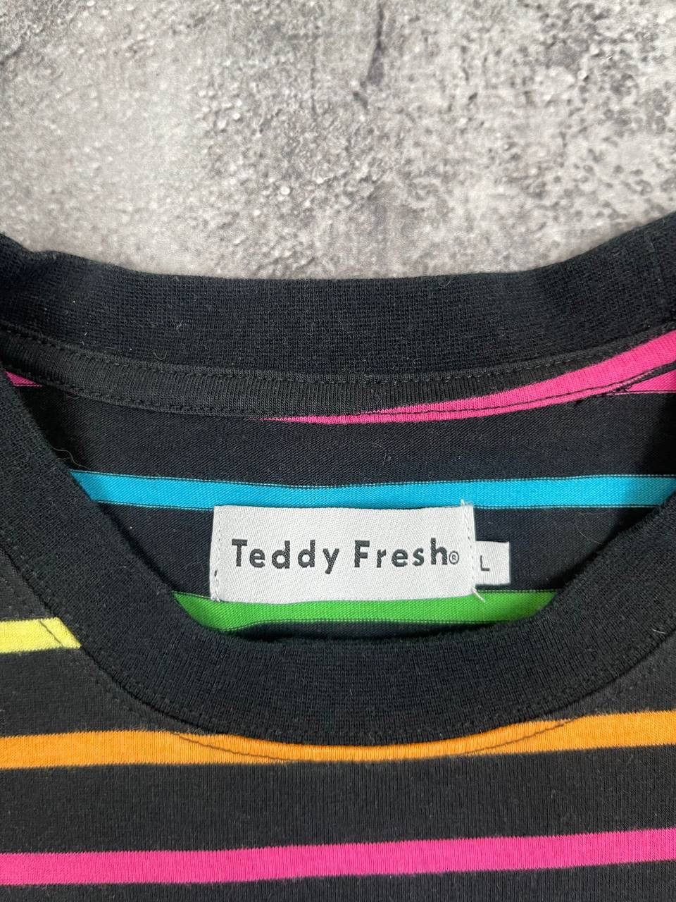Teddy Fresh Teddy Fresh Men Cotton T-Shirt Black Multicolor Size L Size US L / EU 52-54 / 3 - 4 Thumbnail