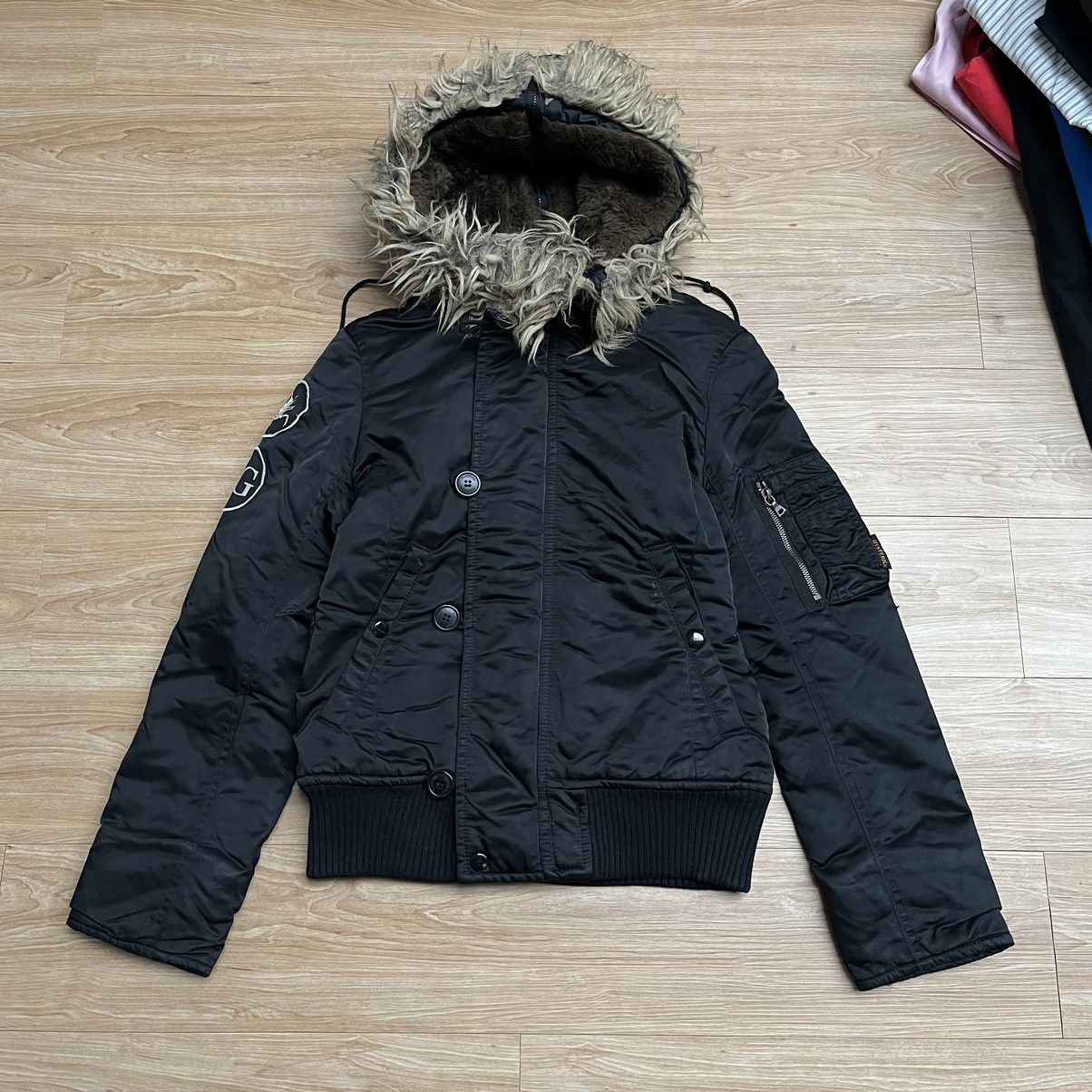 Hysteric Glamour Hysteric Glamour Bomber Fur Faux Jacket Primaloft Size M / US 6-8 / IT 42-44 - 1 Thumbnail