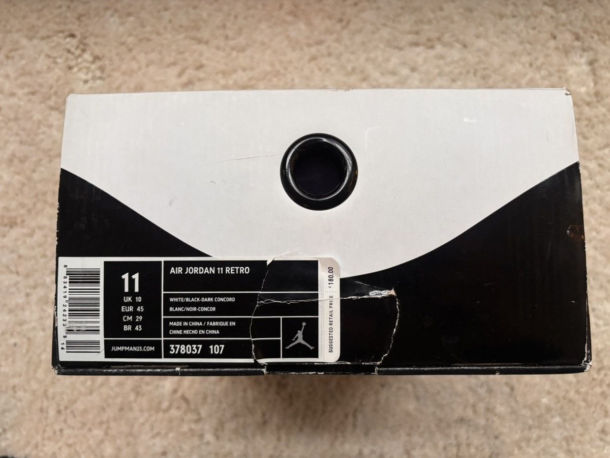 Jordan Brand Air Jordan 11 Retro “Concord” Size US 11 / EU 44 - 9 Thumbnail