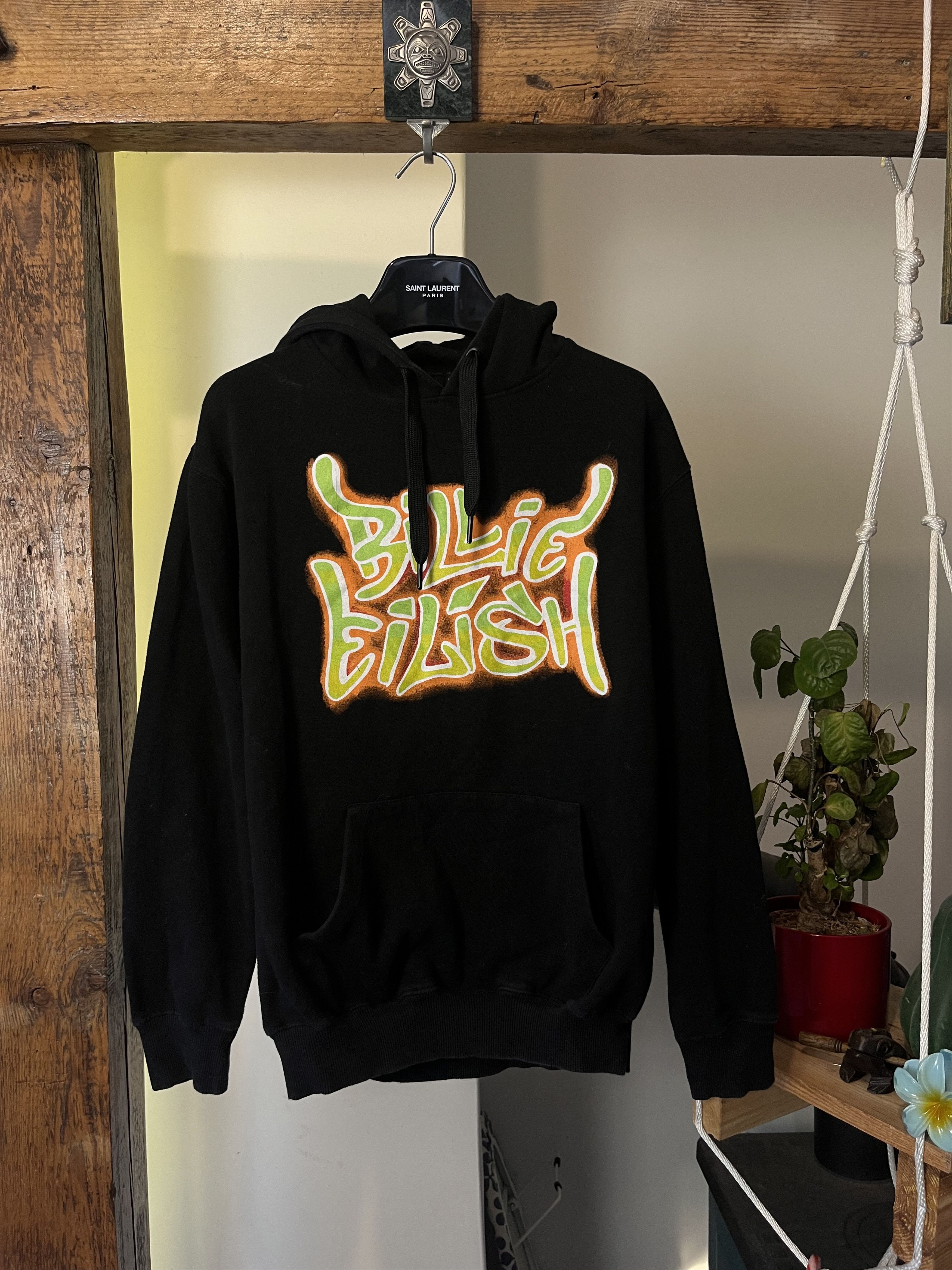 Band Tees × Billie Eilish 2019 Billie Ellish y2k Band Hoodie Size US S / EU 44-46 / 1 - 1 Thumbnail