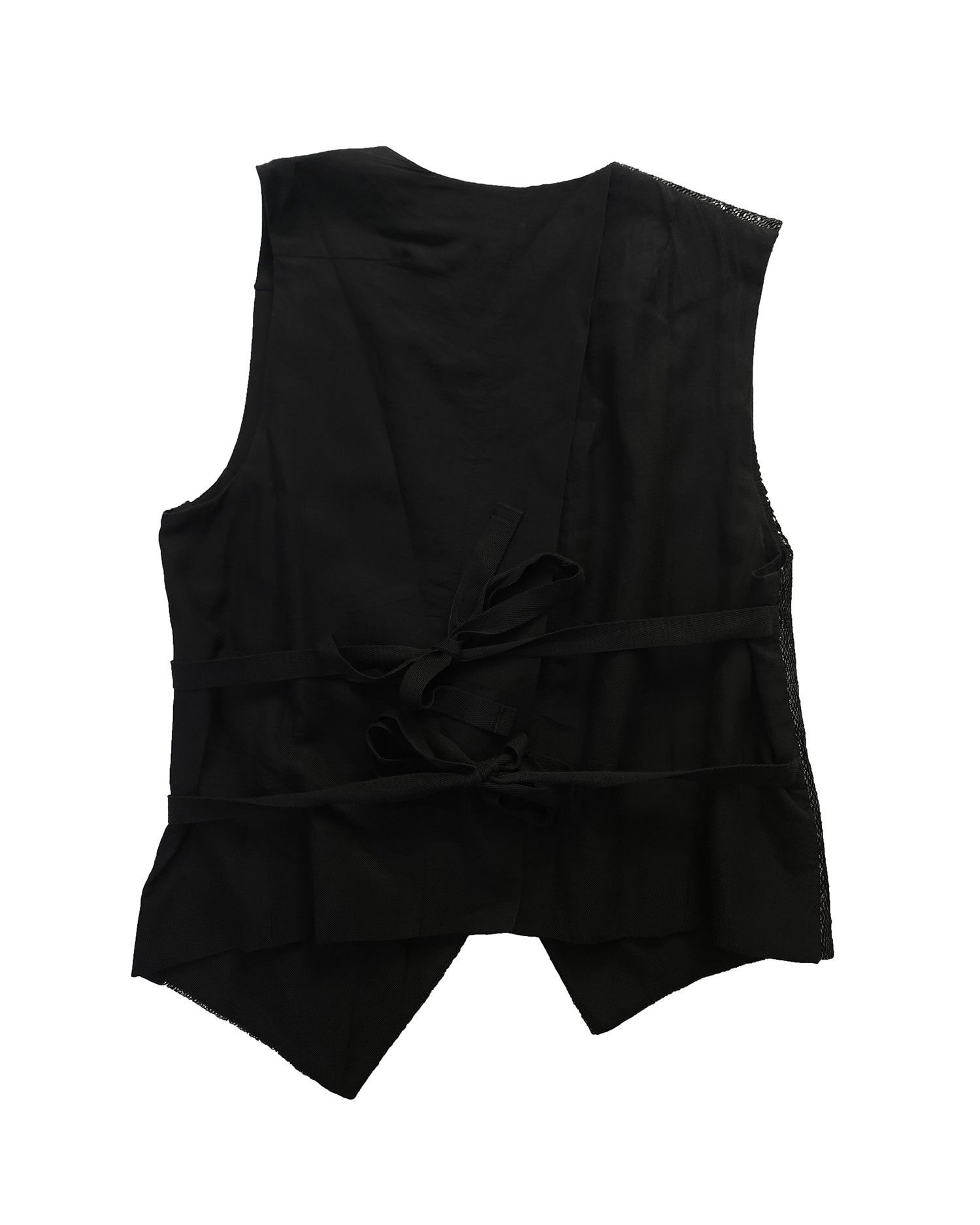 Ann Demeulemeester Ann Demeulemeester Asymmetric Metallic Waistcoat Size XS / US 0-2 / IT 36-38 - 4 Thumbnail
