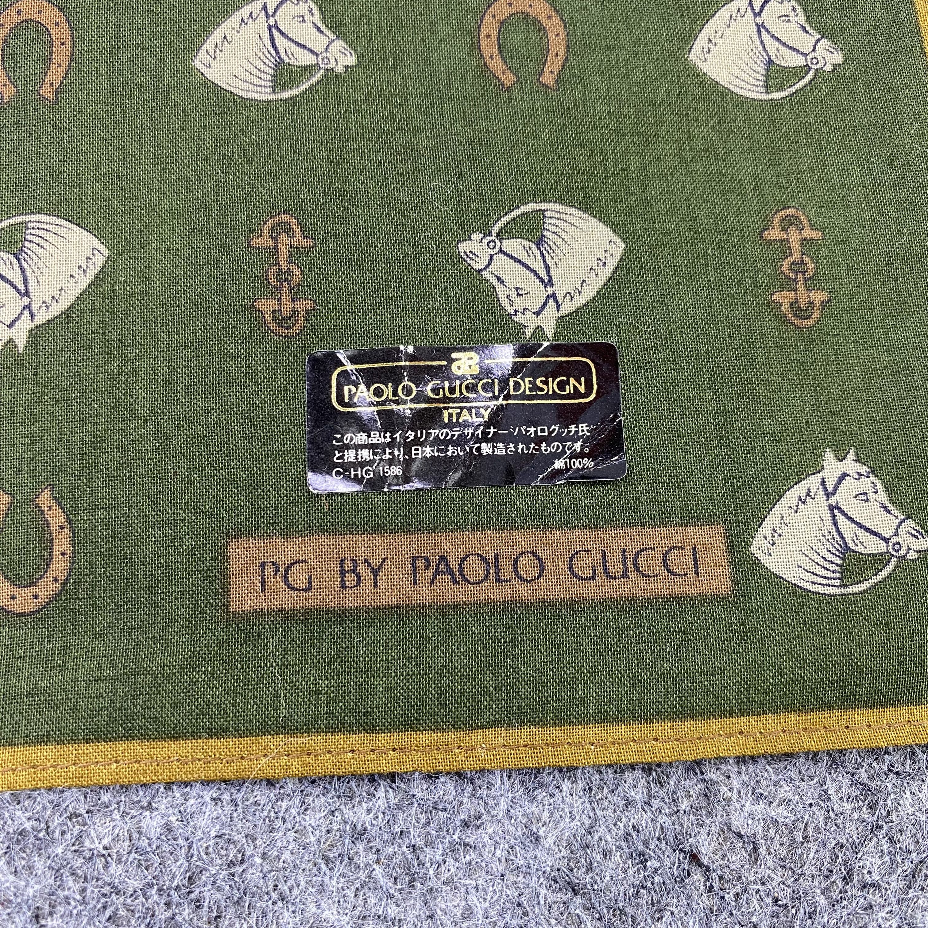 Paolo Gucci Paolo Gucci Handkerchief / Bandana / Neckerchief-B1515 Size ONE SIZE - 7 Thumbnail