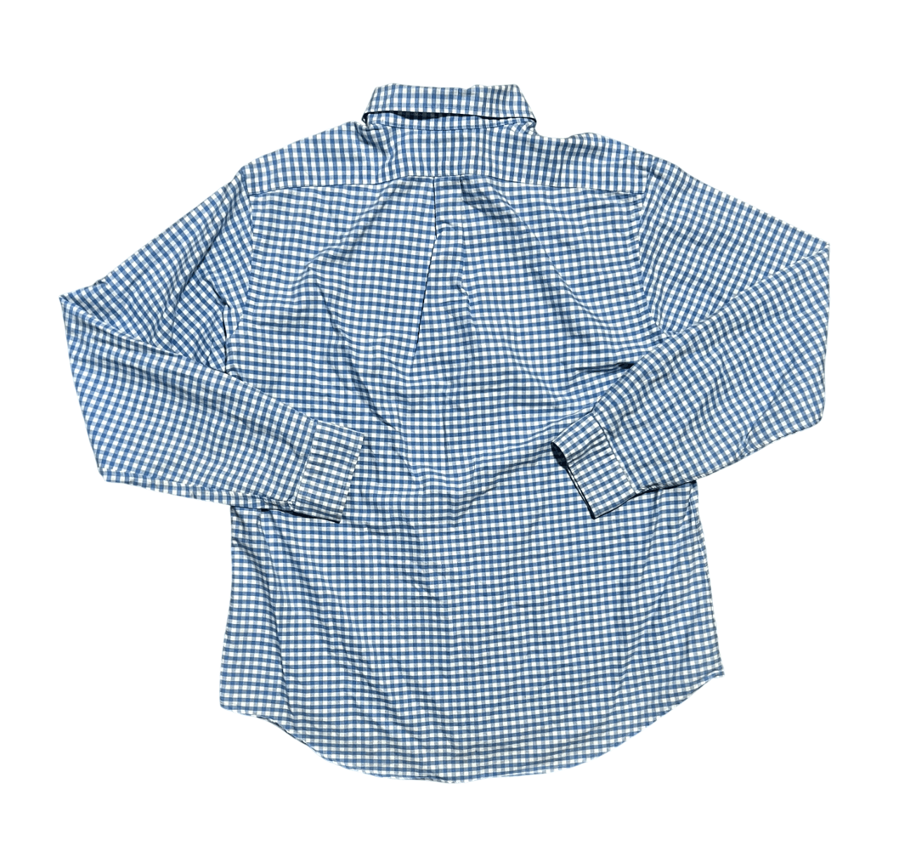 Ralph Lauren Ralph Lauren Blue Plaid Long Sleeve Vintage Button Up Shirt Size US XL / EU 56 / 4 - 5 Thumbnail
