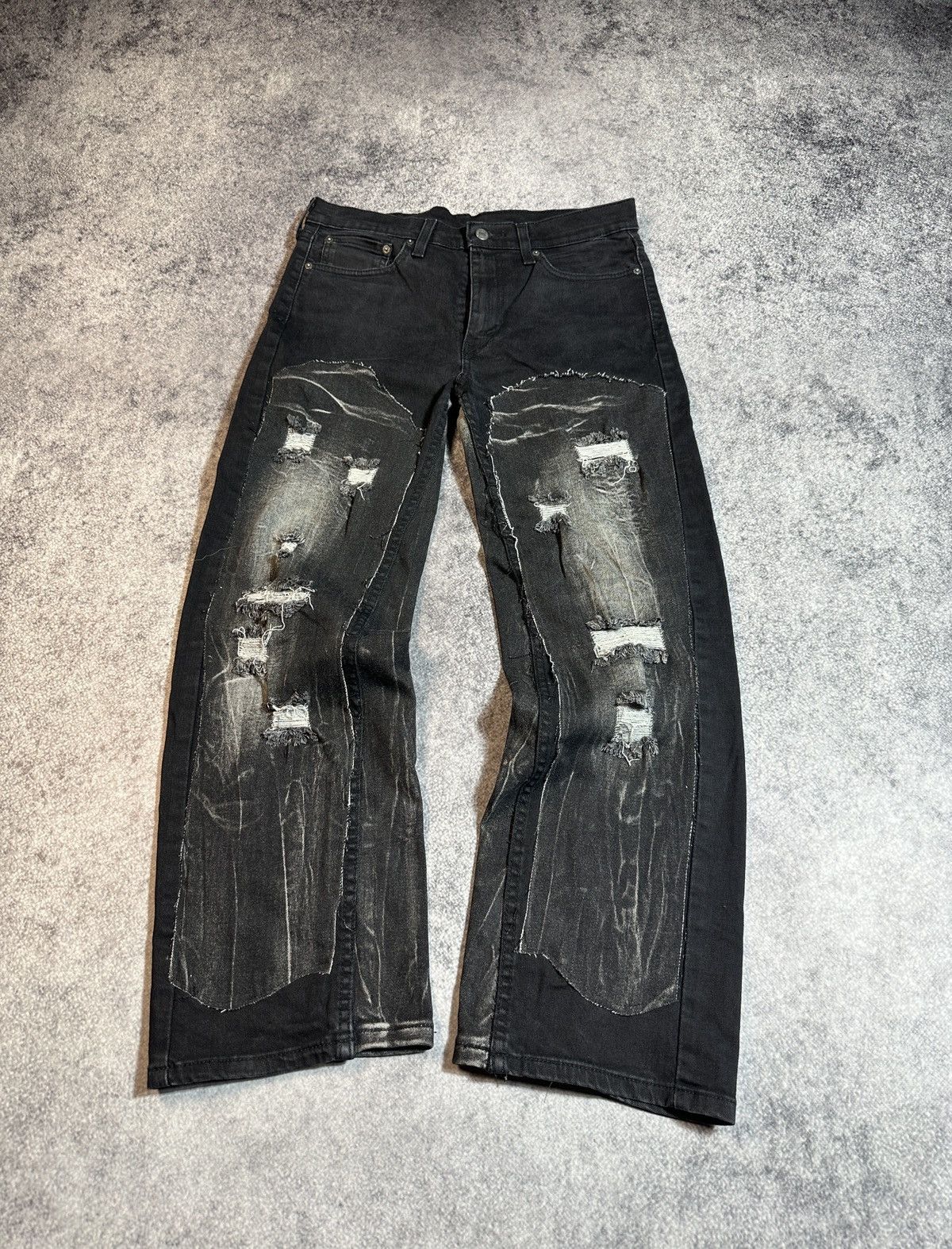Other Y2K Vintage Levis Custom Baggy Pants Cargo Streetwear Rare L Size US 33 - 1 Thumbnail