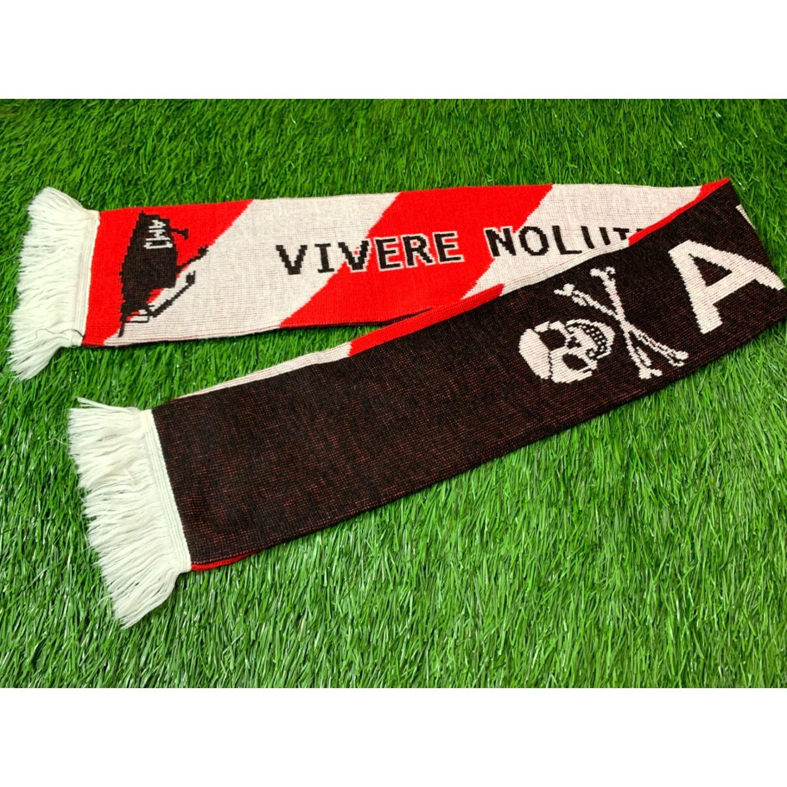 Vintage Official Product Scarf One Size - Black Red White, Acrylic, Men, Casual Scarves, Vintage No Size ONE SIZE - 2 Thumbnail