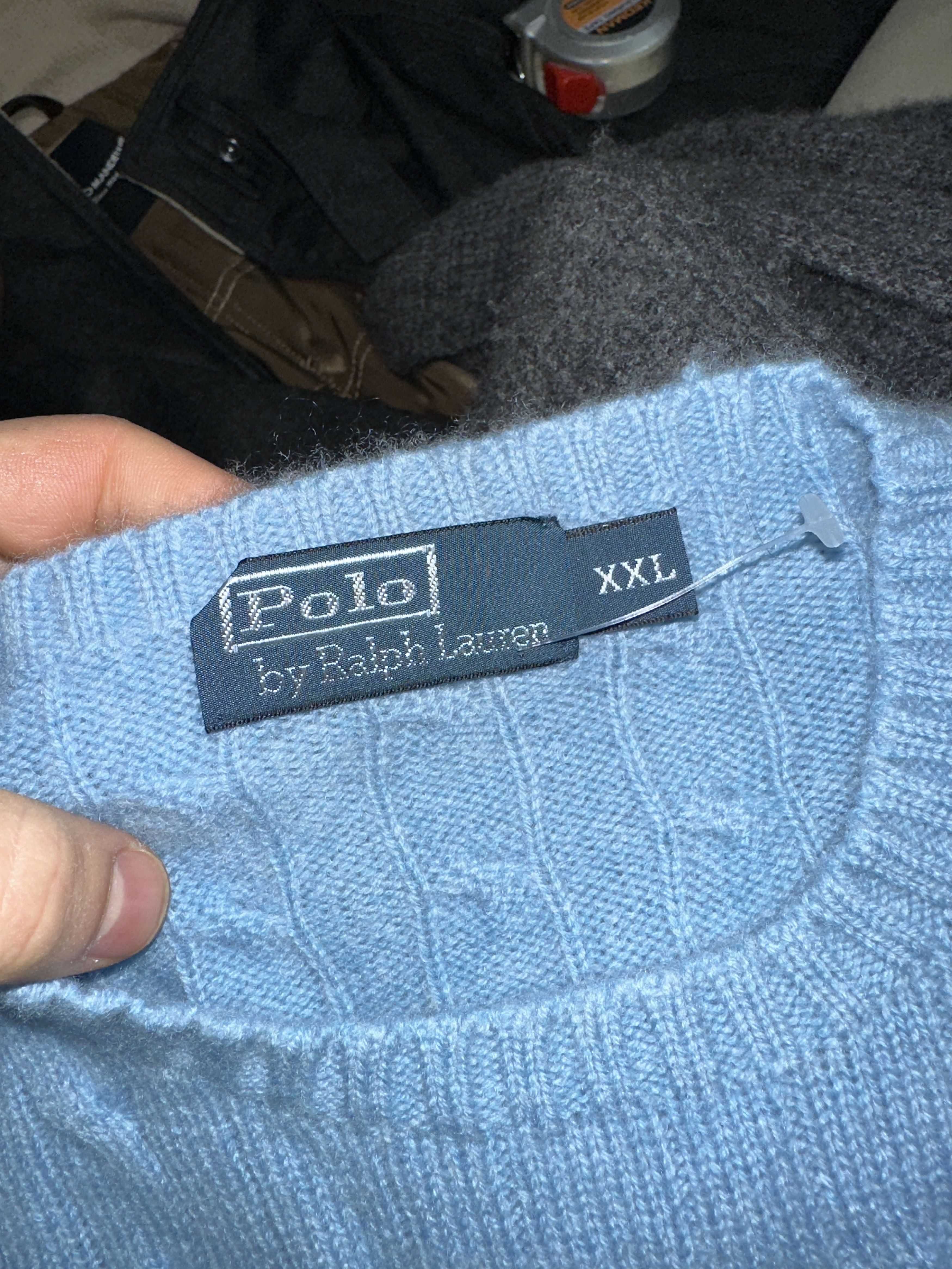 Ralph Lauren 1250$ Pure Cashmere Ralph Lauren Hand Knit Pullover Size XXL Size US XXL / EU 58 / 5 - 5 Thumbnail