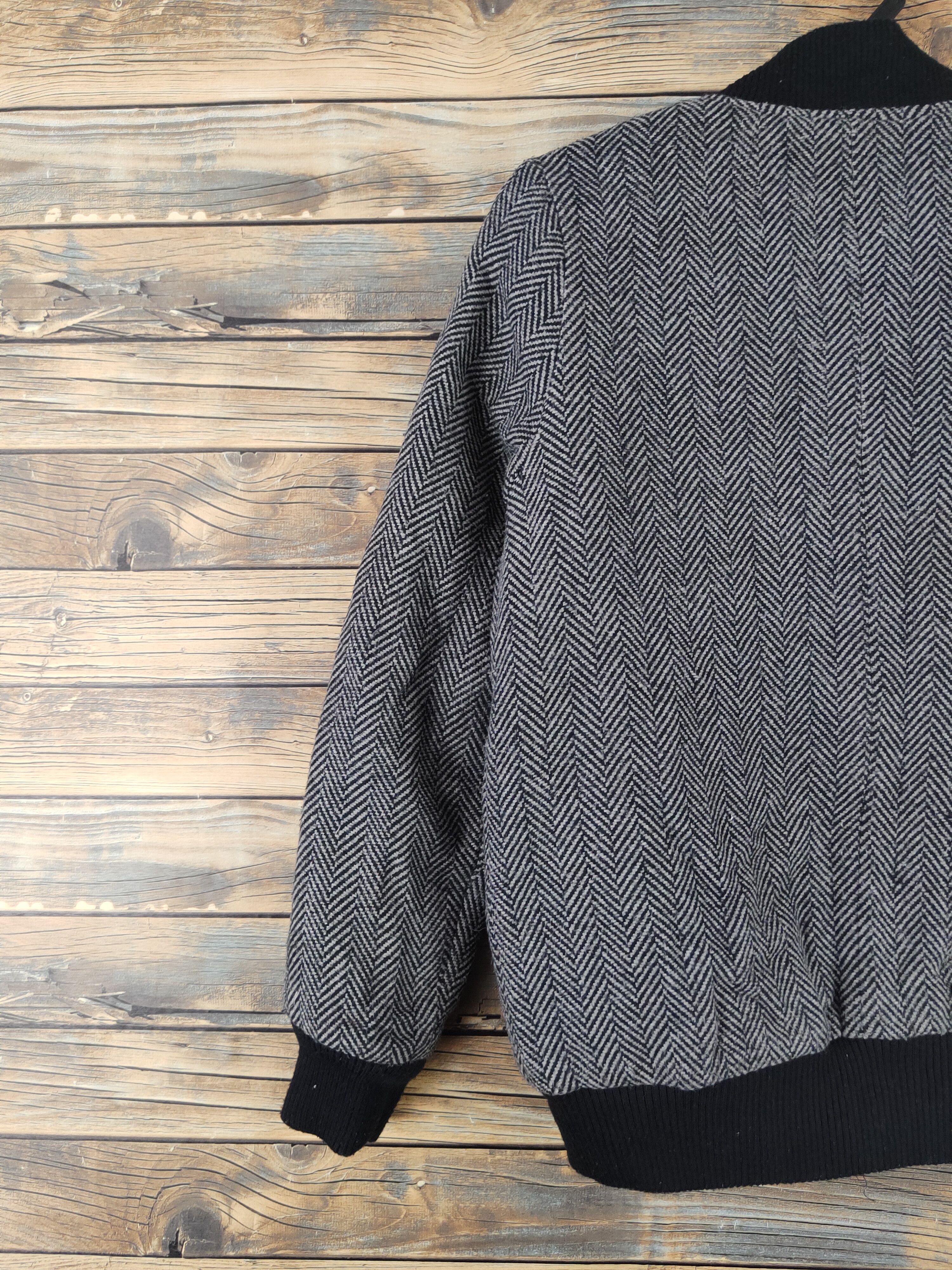 Japanese Brand Cecil McBee Gray Black Wool Jackets #W2244 Size US S / EU 44-46 / 1 - 8 Thumbnail