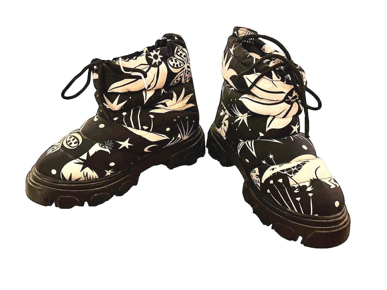 Farm Rio Farm Rio Cerrado Sky Lug Sole Puffer Booties Size US 8 / IT 38 - 1 Thumbnail