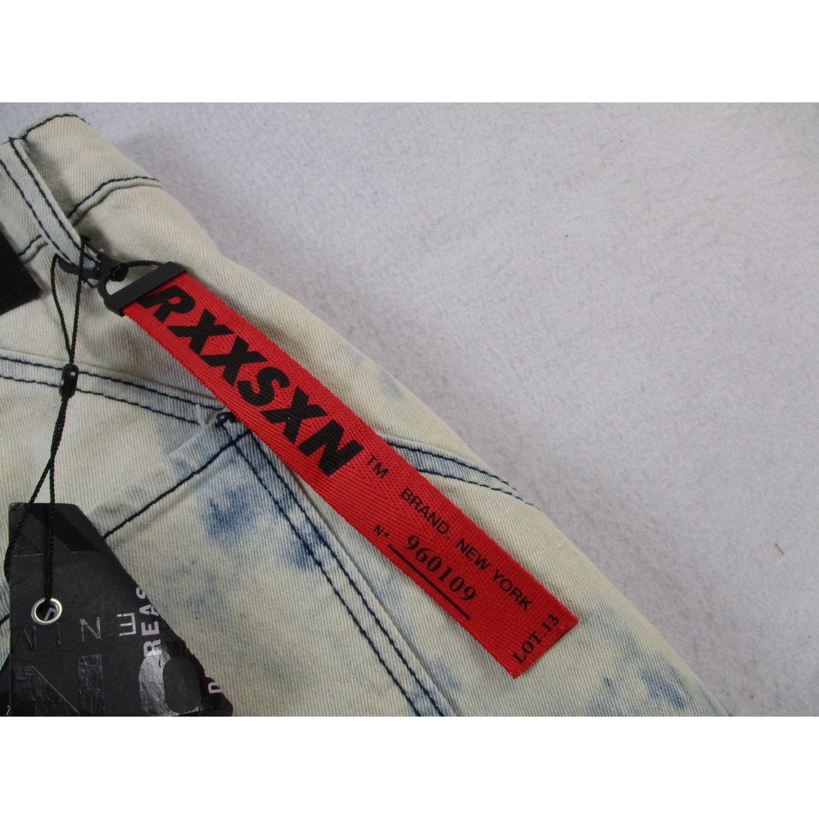 Reason Reason Jeans Men 44 Slim Acid Wash Mulberry Moto Skull Denim Size US 44 / EU 60 - 12 Thumbnail