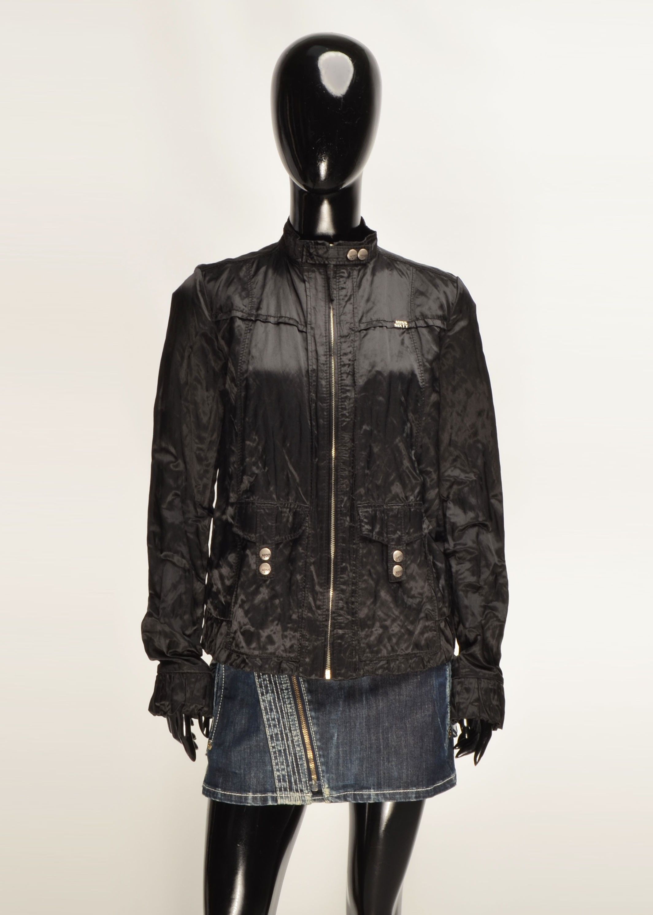 Miss Sixty Miss Sixty Y2K 2000's Coquette Black Long Sleeve Jacket Size M / US 6-8 / IT 42-44 - 1 Thumbnail