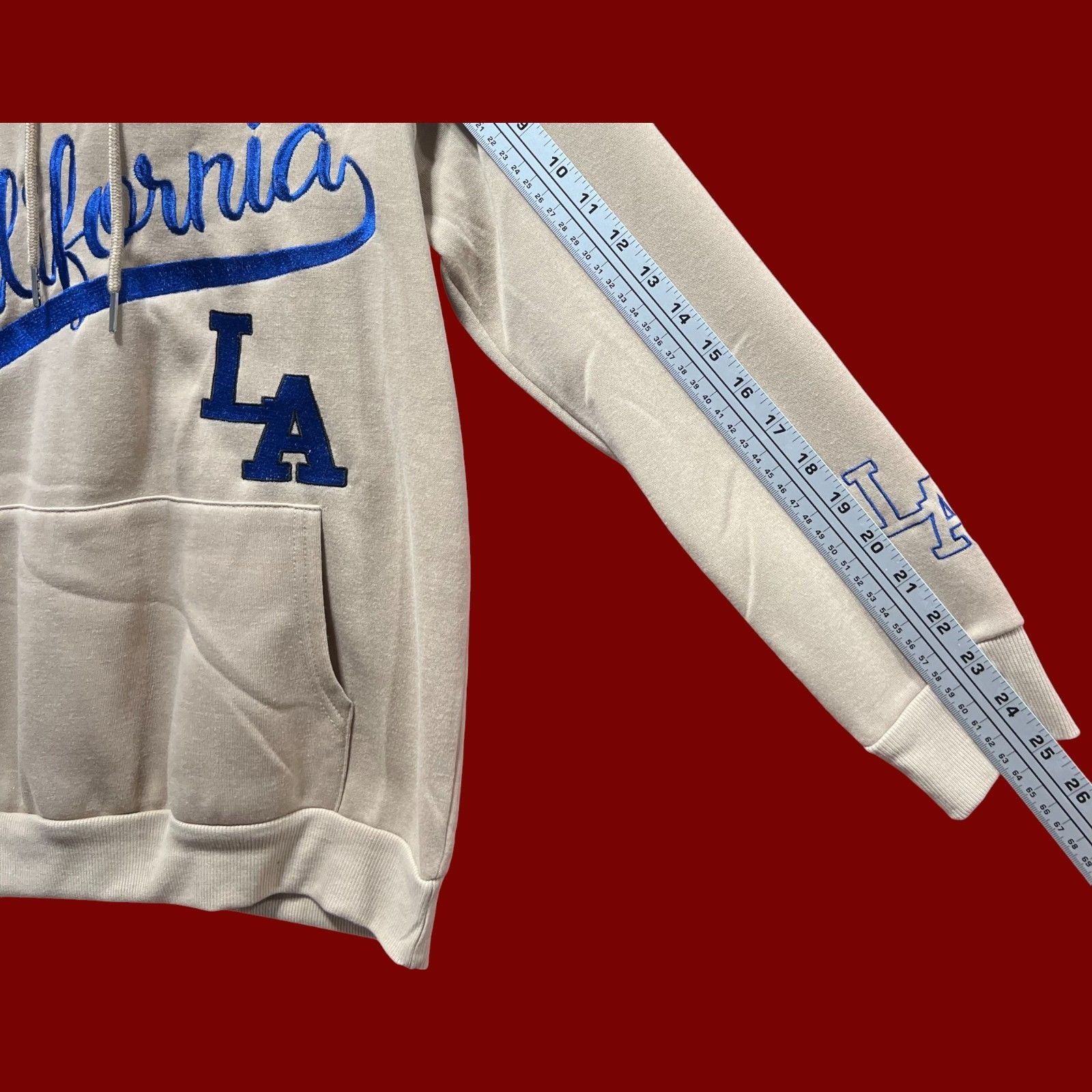 rue21 Rue 21 - Unisex Long Sleeve Hooded Sweat - Beige - Extra Sma Size US XS / EU 42 / 0 - 7 Thumbnail