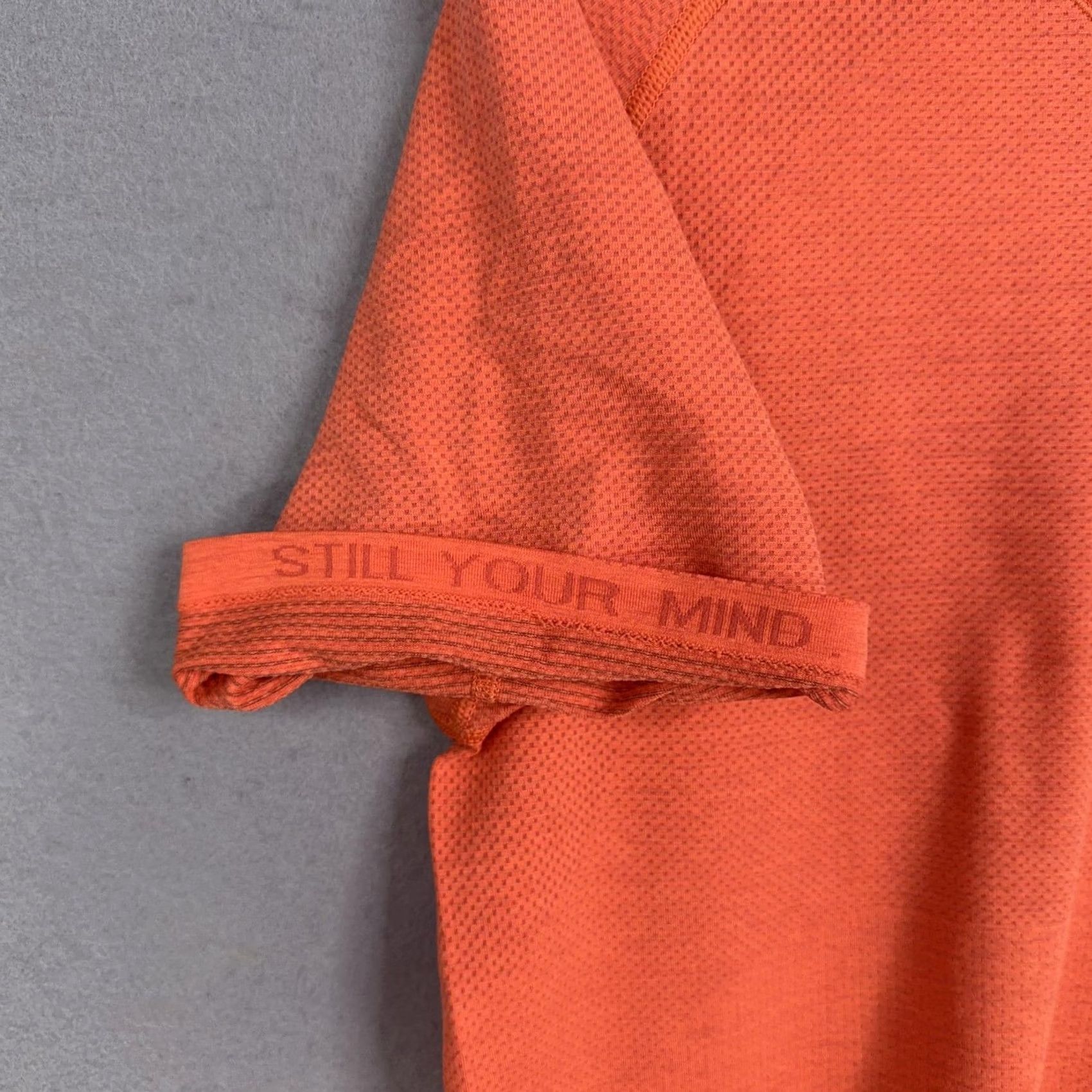 Lululemon Lululemon Shirt Mens Medium Orange Movement Is Medicine Athletic Tee Running Size US M / EU 48-50 / 2 - 6 Thumbnail