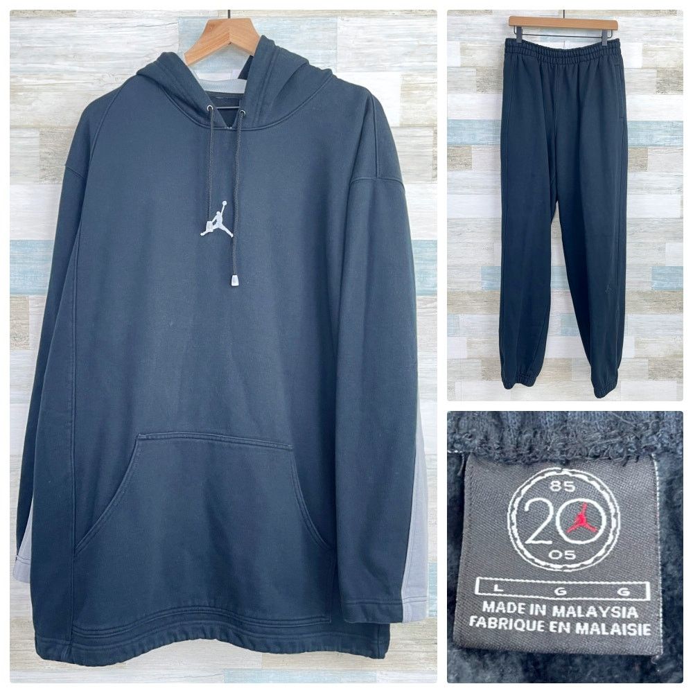 Nike Nike Air Jordan 20th Anniversary Sweatsuit Black Jumpman L Size US 34 / EU 50 - 1 Thumbnail