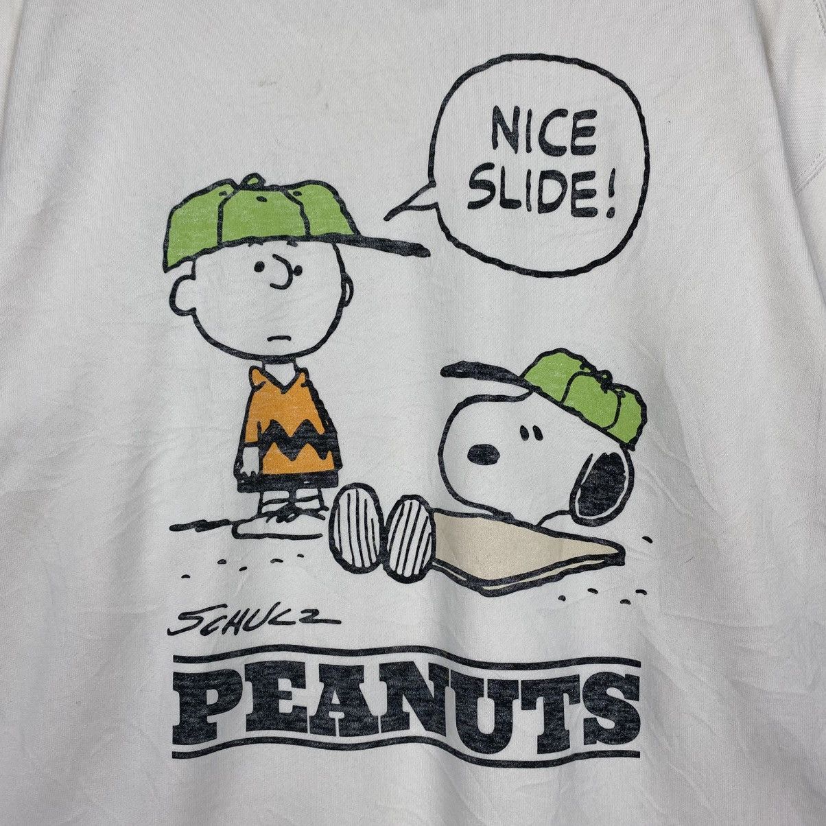 Japanese Brand Vintage Sweatshirt Snoopy Peanuts Big Logo Size US XL / EU 56 / 4 - 12 Thumbnail