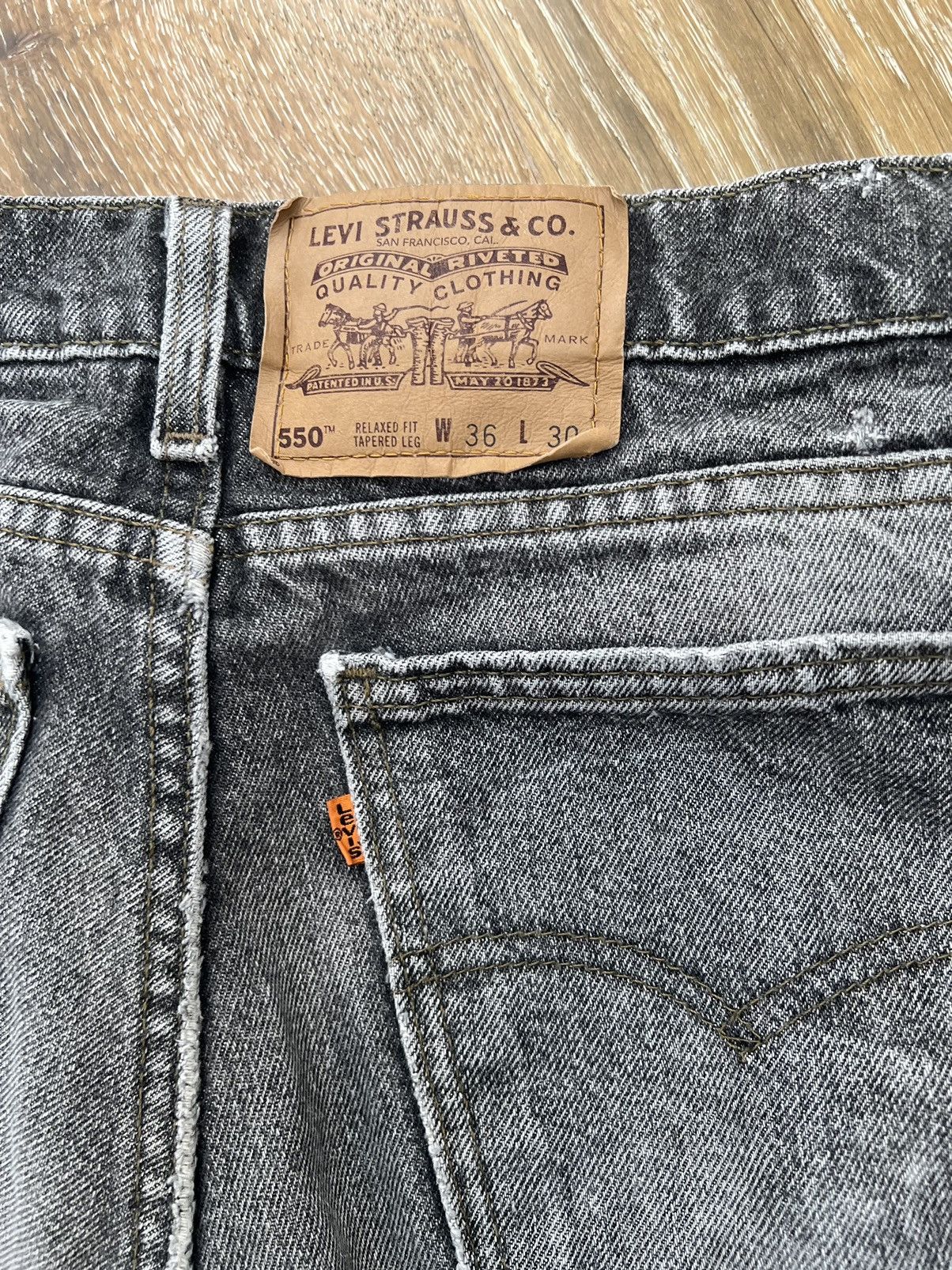 Levi's Vintage levis 550 orange tab jeans Size US 34 / EU 50 - 4 Thumbnail