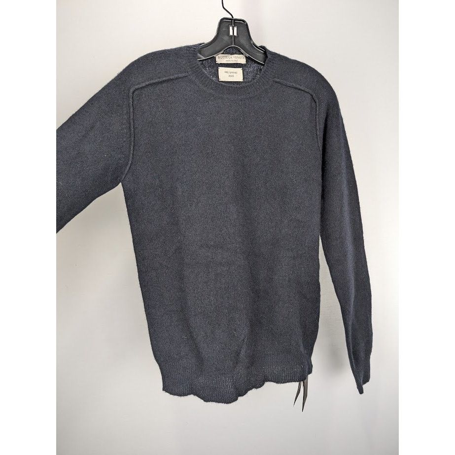 Bottega Veneta o1rshd1 Core Cashmere Pullover in Dark Navy Size US S / EU 44-46 / 1 - 9 Thumbnail