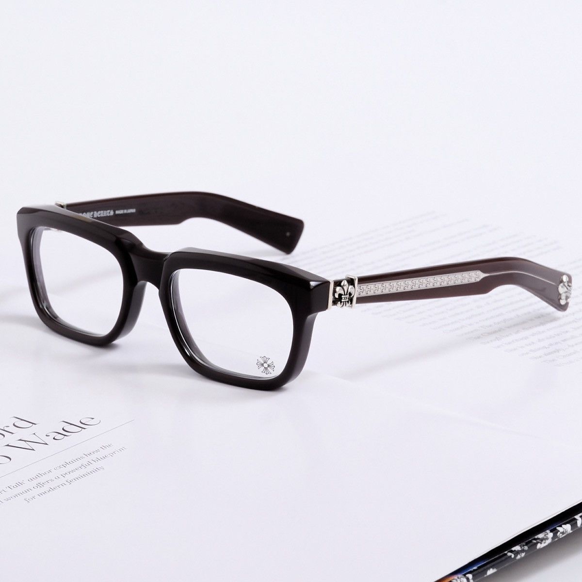 Chrome Hearts CHROME HEARTS SEE YOU IN TEA CLASSIC BROWN GLASSES Size ONE SIZE - 2 Thumbnail