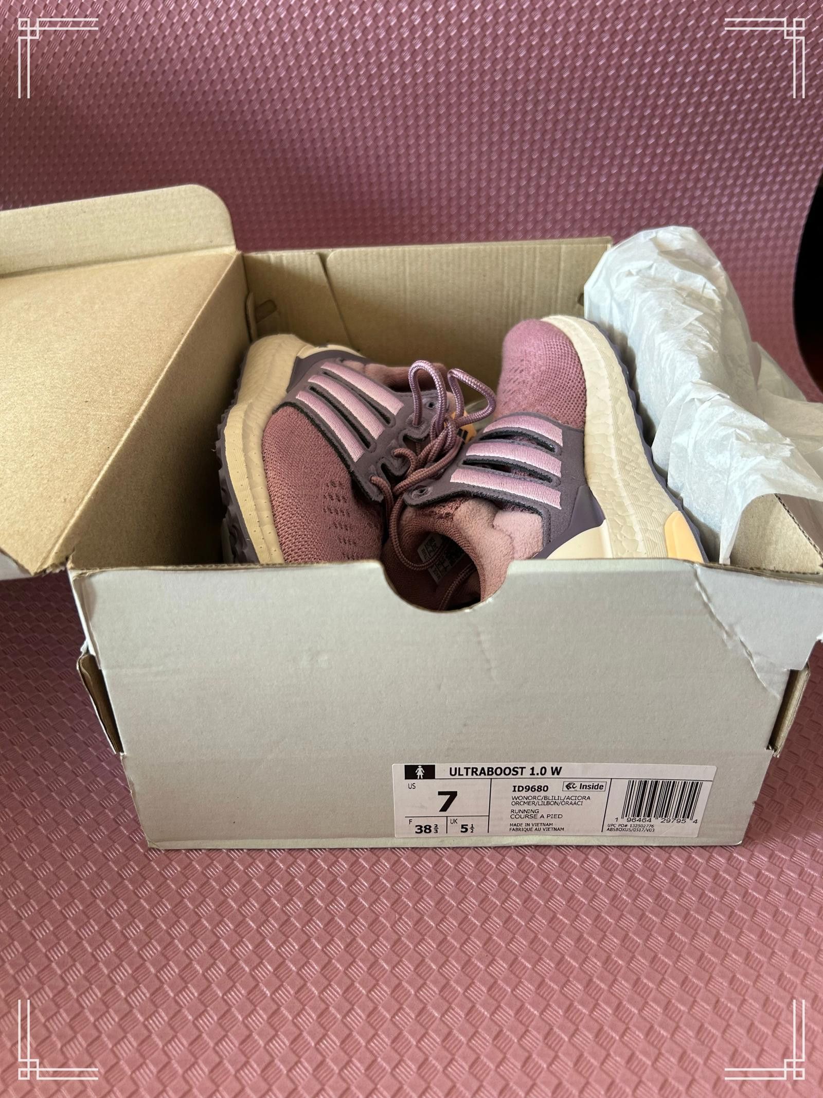 Adidas Adidas Ultraboost 1.0 Women’s Sneakers – Dusty Pink, Size 7 Size US 7 / IT 37 - 8 Thumbnail
