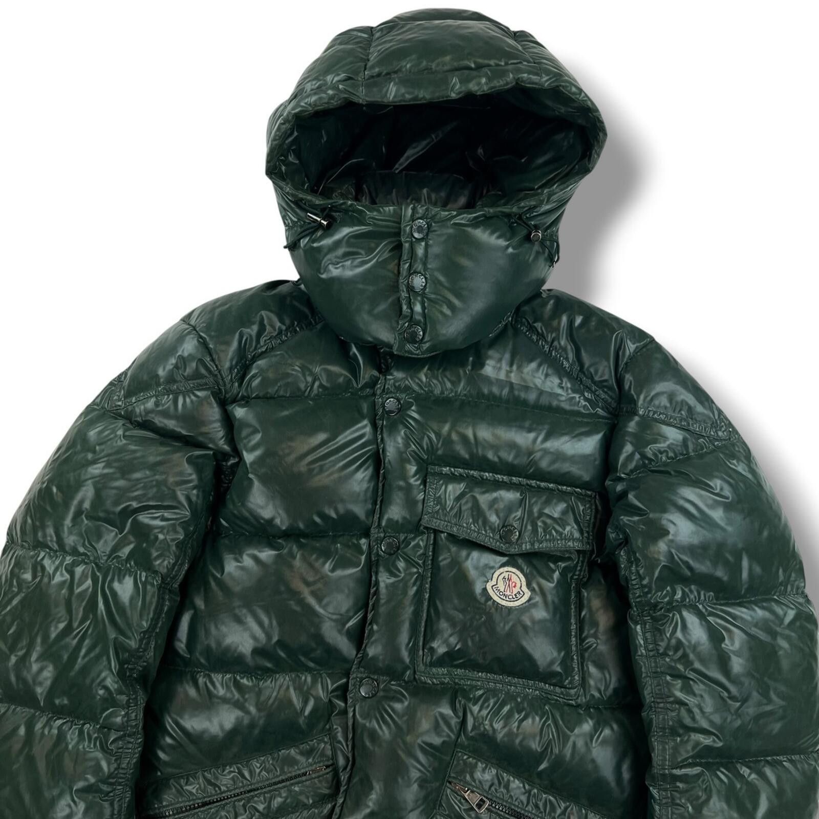 Moncler Moncler Karak Pine Green Puffer Jacket Size US S / EU 44-46 / 1 - 1 Thumbnail