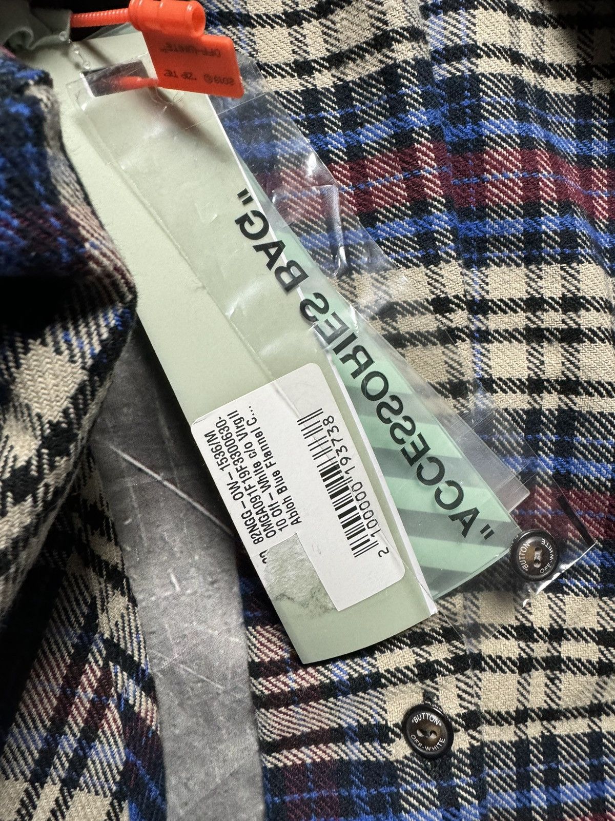 Off-White Off-White Mutlicolor Flannel Size US M / EU 48-50 / 2 - 8 Thumbnail