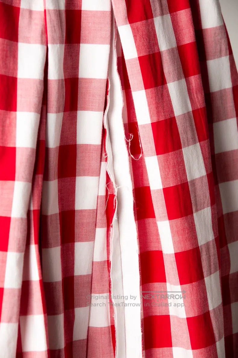 Comme des Garcons Comme Des Garcons size S Red Plaid Skirt Size 23" - 5 Thumbnail