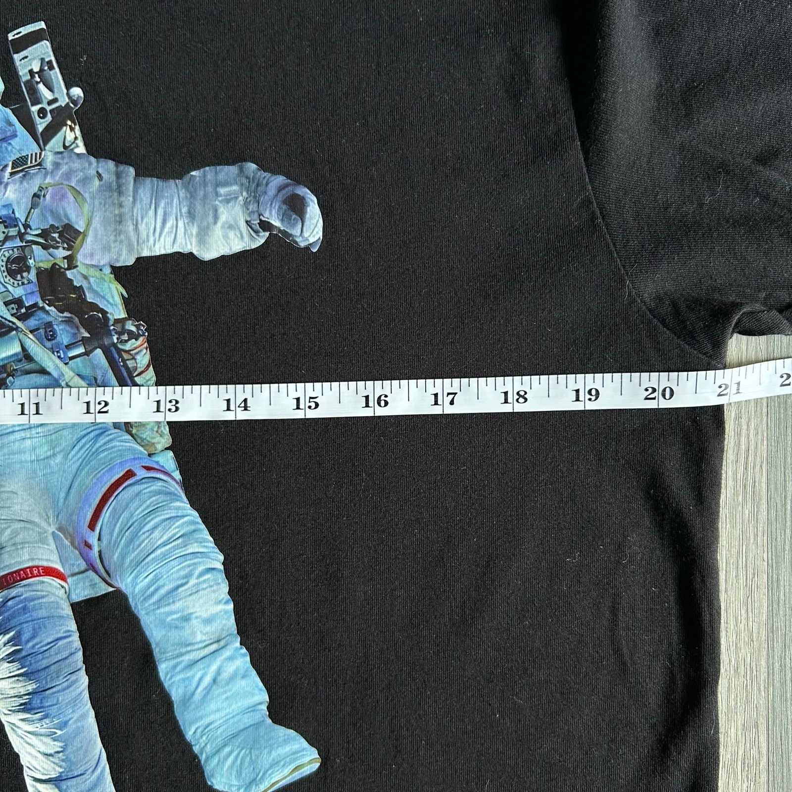 Billionaire Boys Club Billionaire Boys Club Astronaut Plaid Hem T-Shirt- Sz, L Size US L / EU 52-54 / 3 - 7 Thumbnail