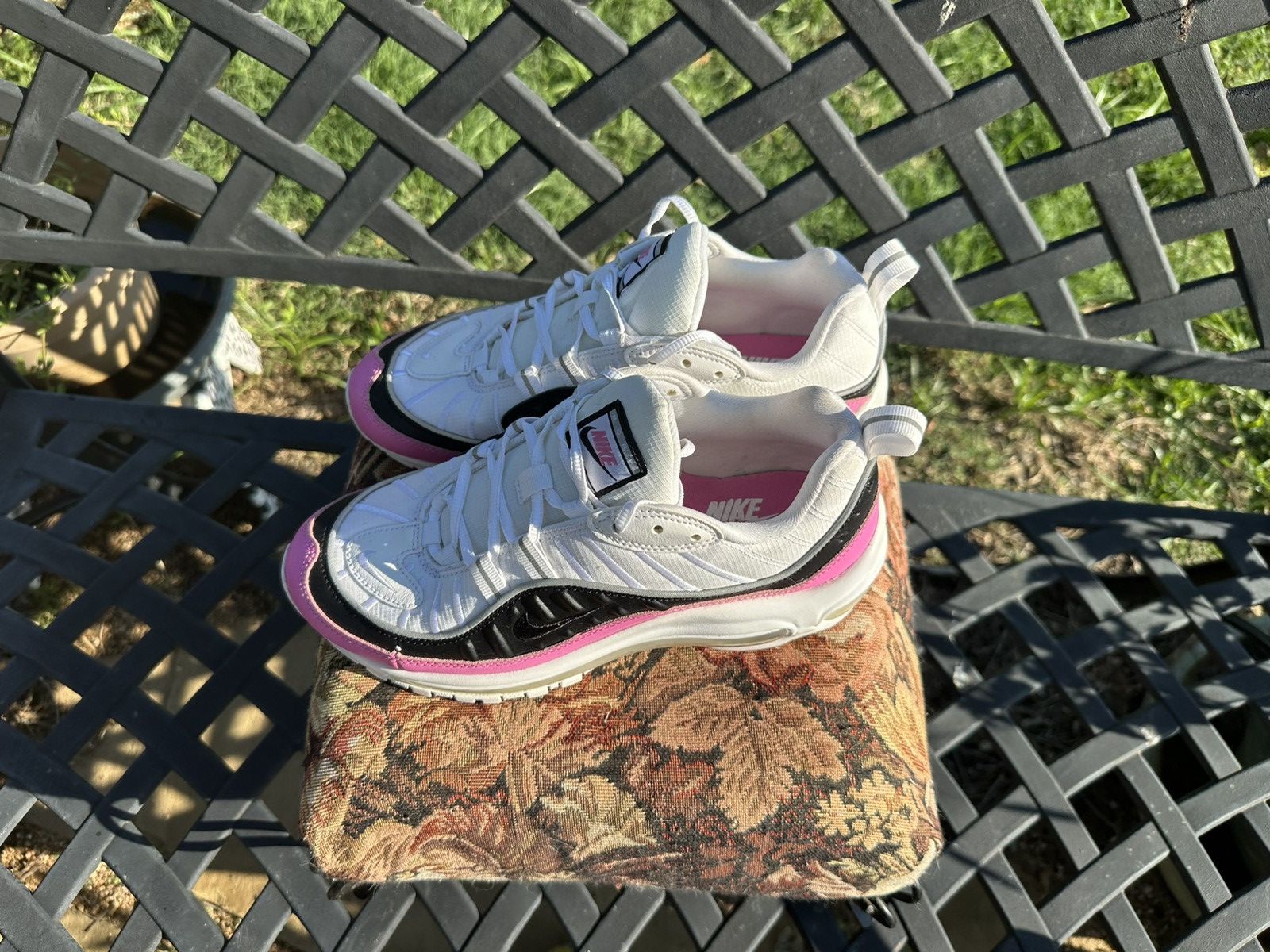 Nike Nike Air Max 98 SE China Rose white pink black sneakers Size US 7.5 / IT 37.5 - 3 Thumbnail