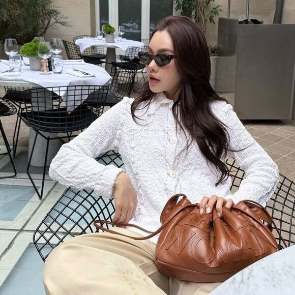 Saint Laurent Paris Saint Laurent SL634 NOVA 002 Sunglasses Dark Havana Cat Eye Size ONE SIZE - 4 Thumbnail