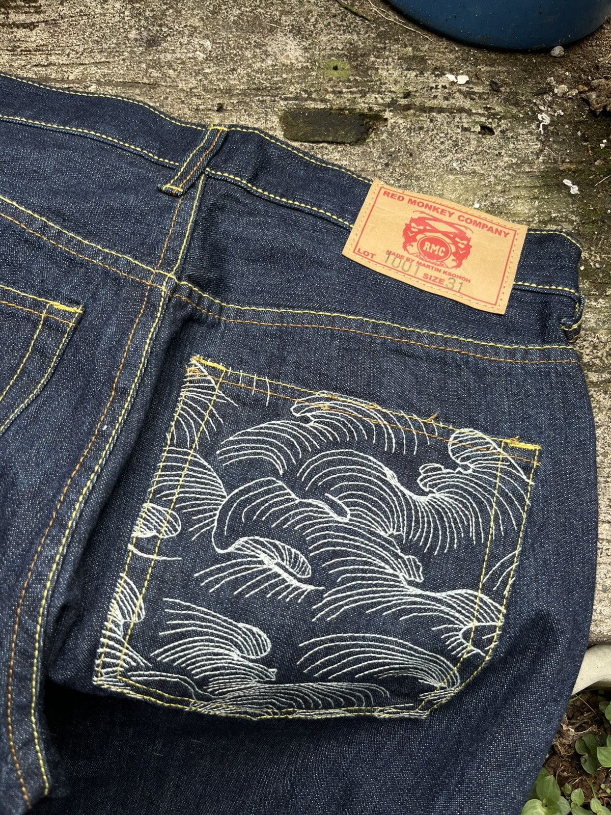RMC Jeans RMC EMBROIRED PANTS Size US 32 / EU 48 - 3 Thumbnail