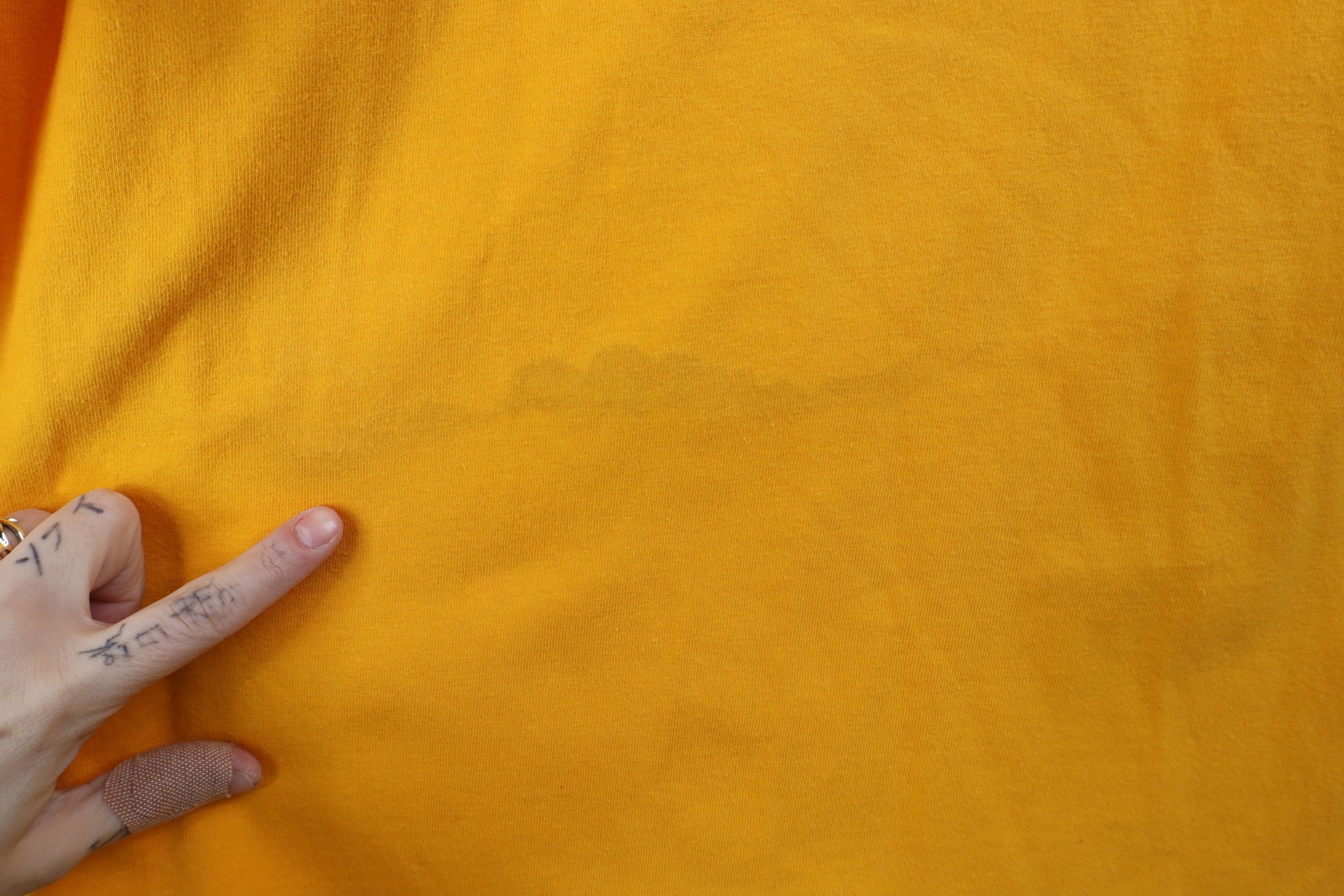 Hanes Vintage 90s Hanes Beefy Blank Heavy Cotton T-Shirt Yellow Size US XL / EU 56 / 4 - 4 Thumbnail