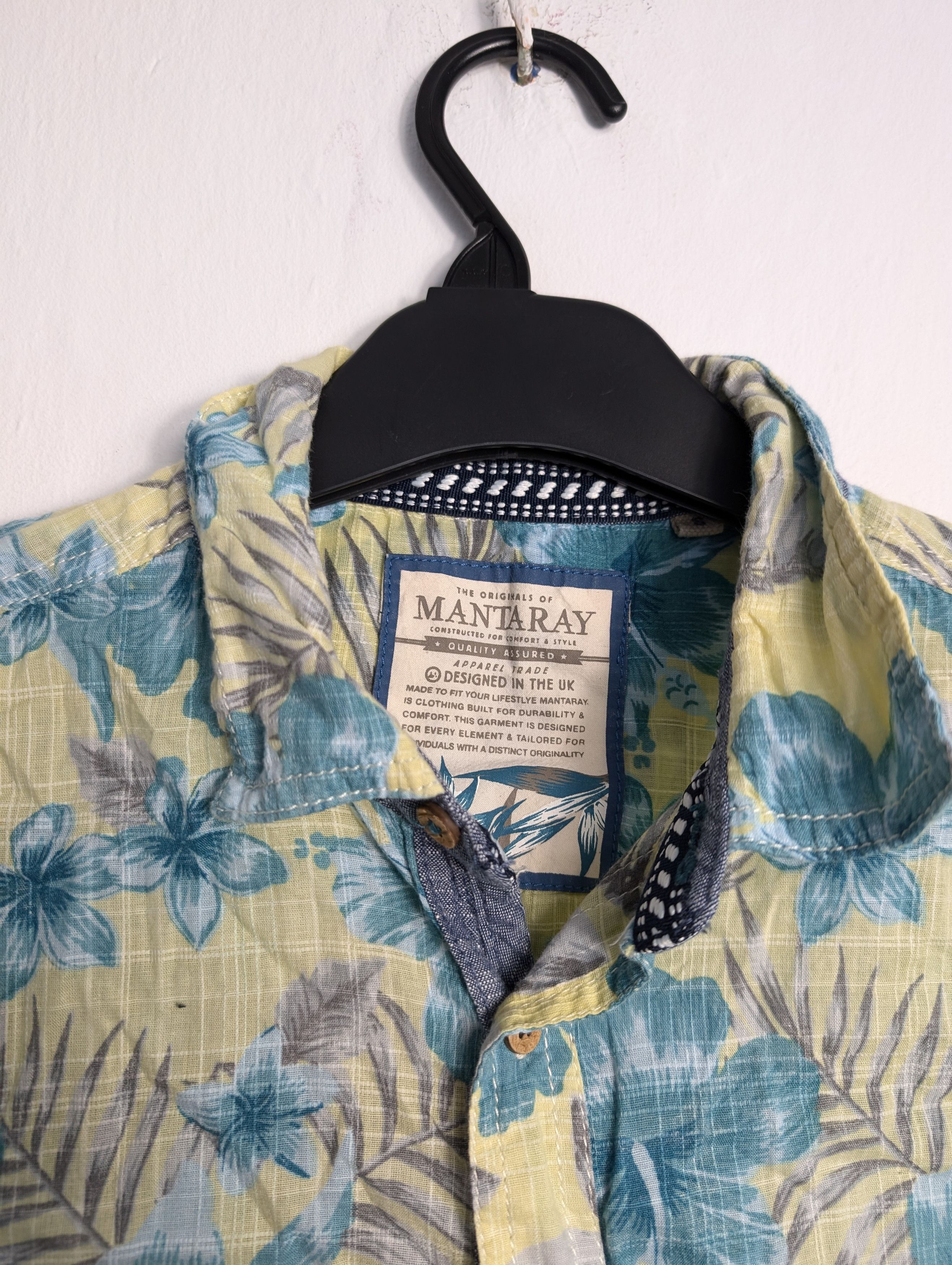 Vintage Vintage Y2K Hawaiian Shirt - Summer Floral Palm Tree Print Size US S / EU 44-46 / 1 - 3 Thumbnail