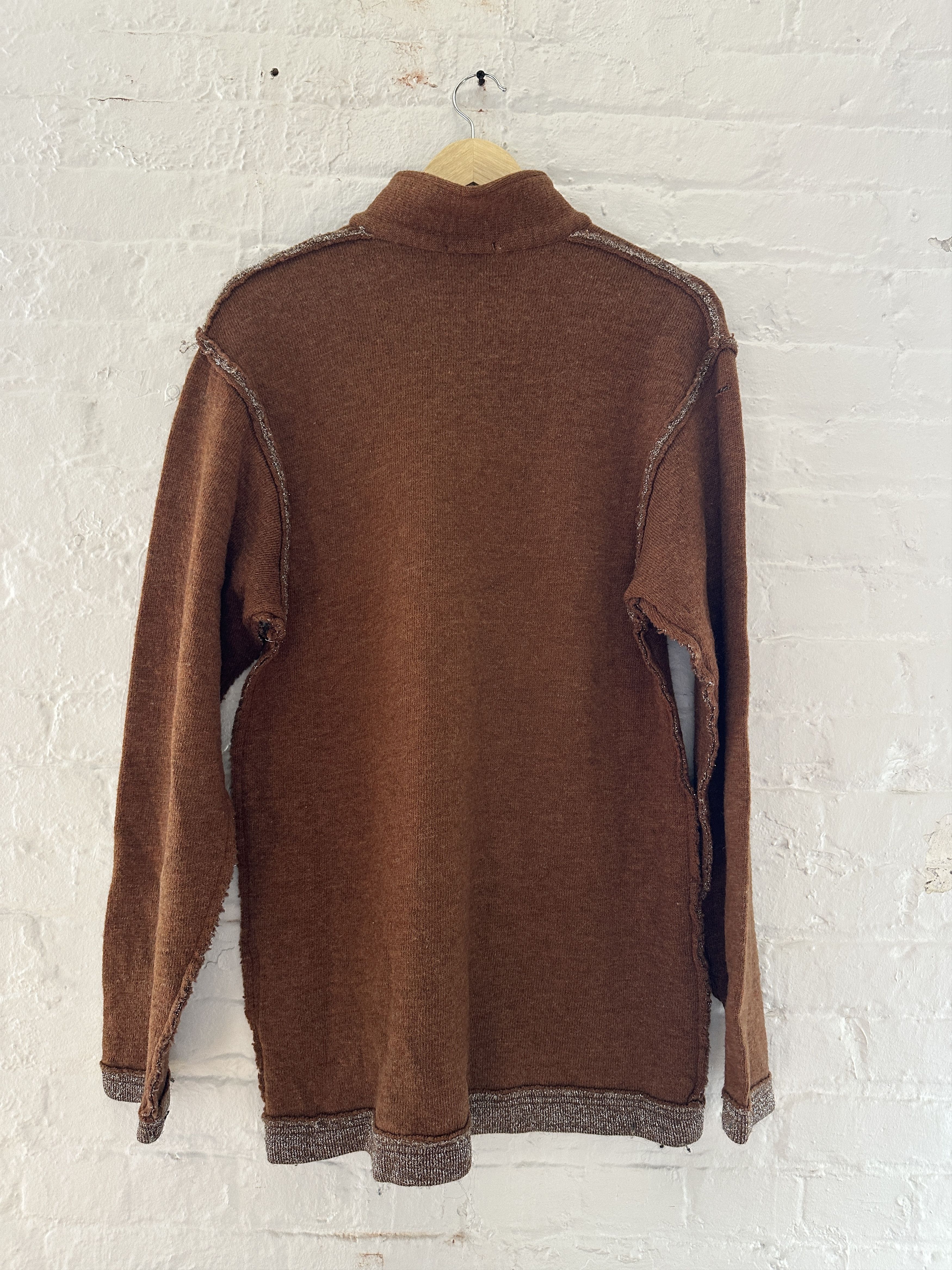 Comme des Garcons Comme des Garcons Homme Wool Knit Quarter Zip Size US S / EU 44-46 / 1 - 4 Thumbnail