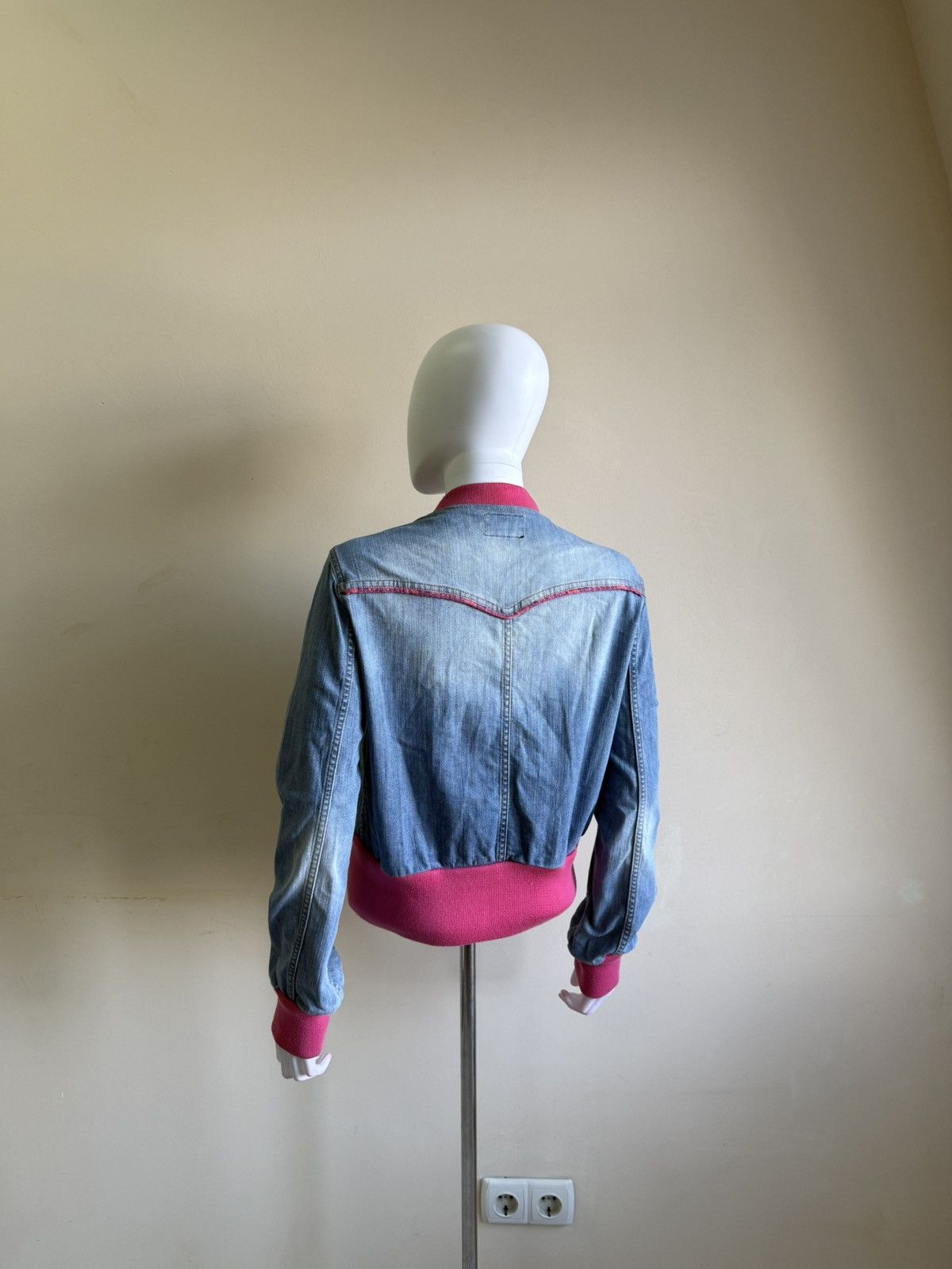 Dolce & Gabbana Vintage Dolce Gabbana Blue/Pink Denim Jacket Size 28/42 Size M / US 6-8 / IT 42-44 - 7 Thumbnail