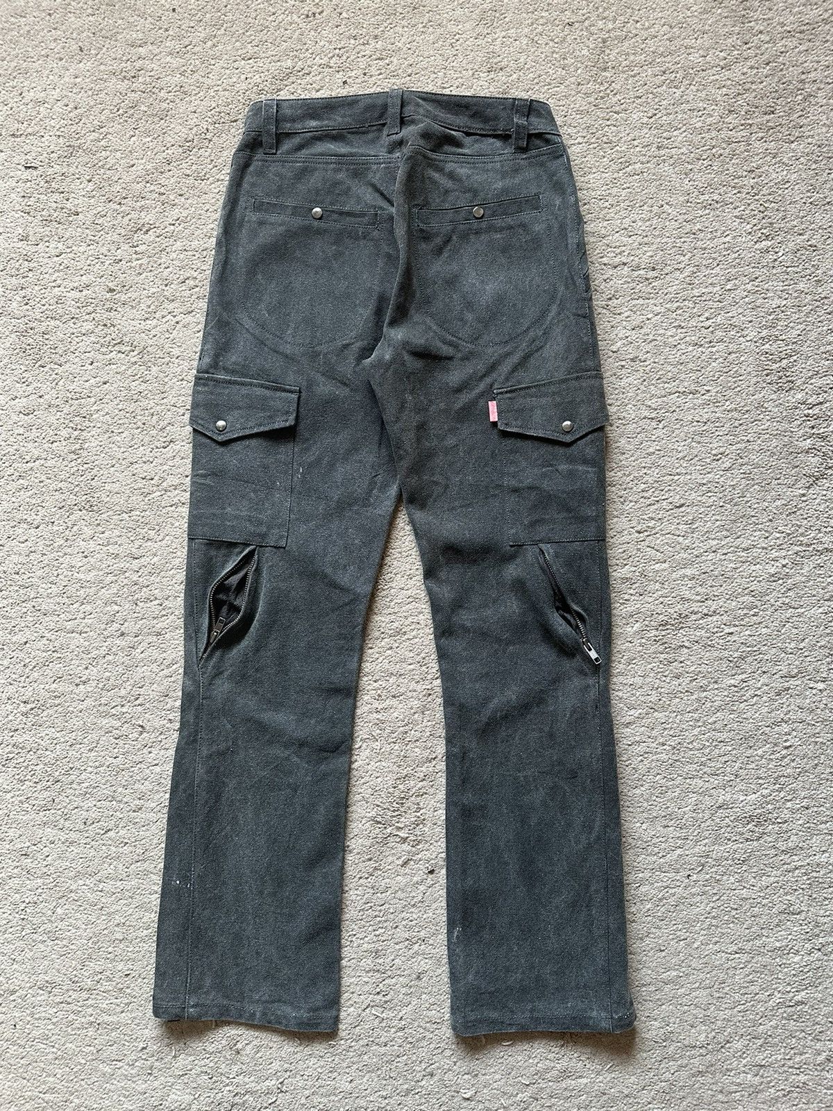 Kadoya 2000s Kadoya Leather Duck Cotton Motorcycle Flare Pant Size US 29 - 11 Thumbnail