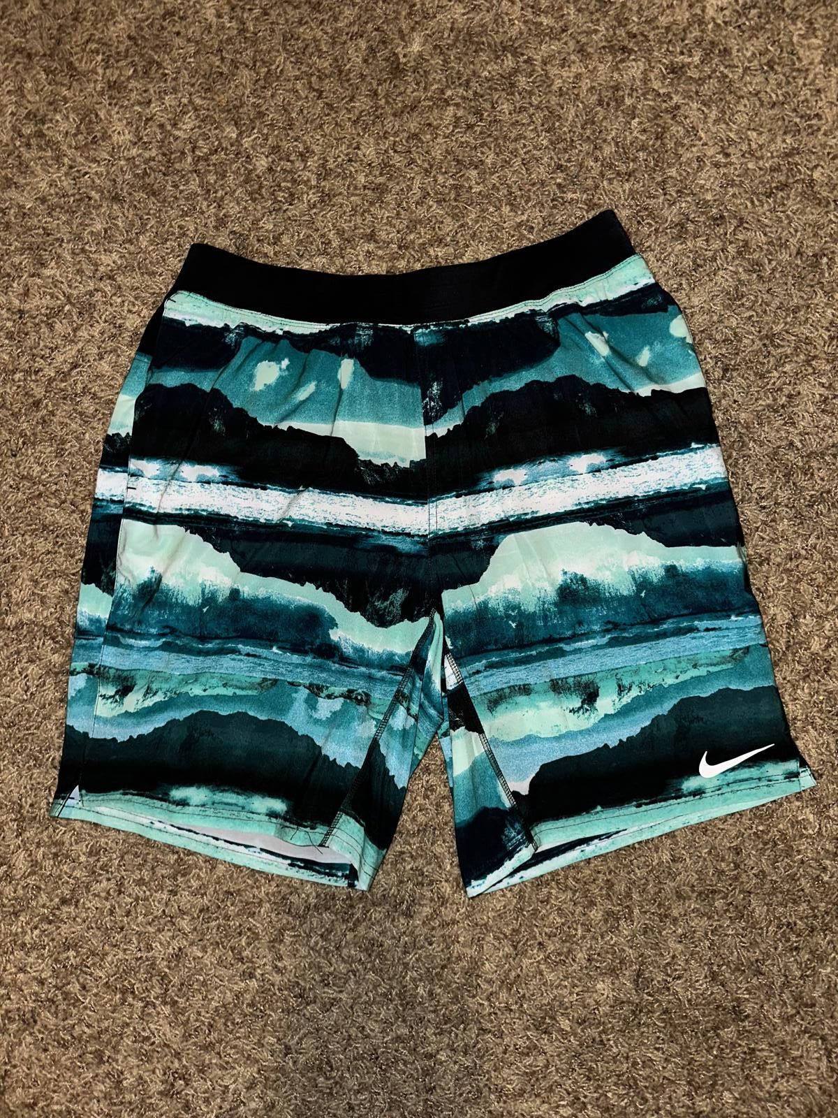Nike Nike Swim Mens Medium AOP Volley Swim Shorts Grailed