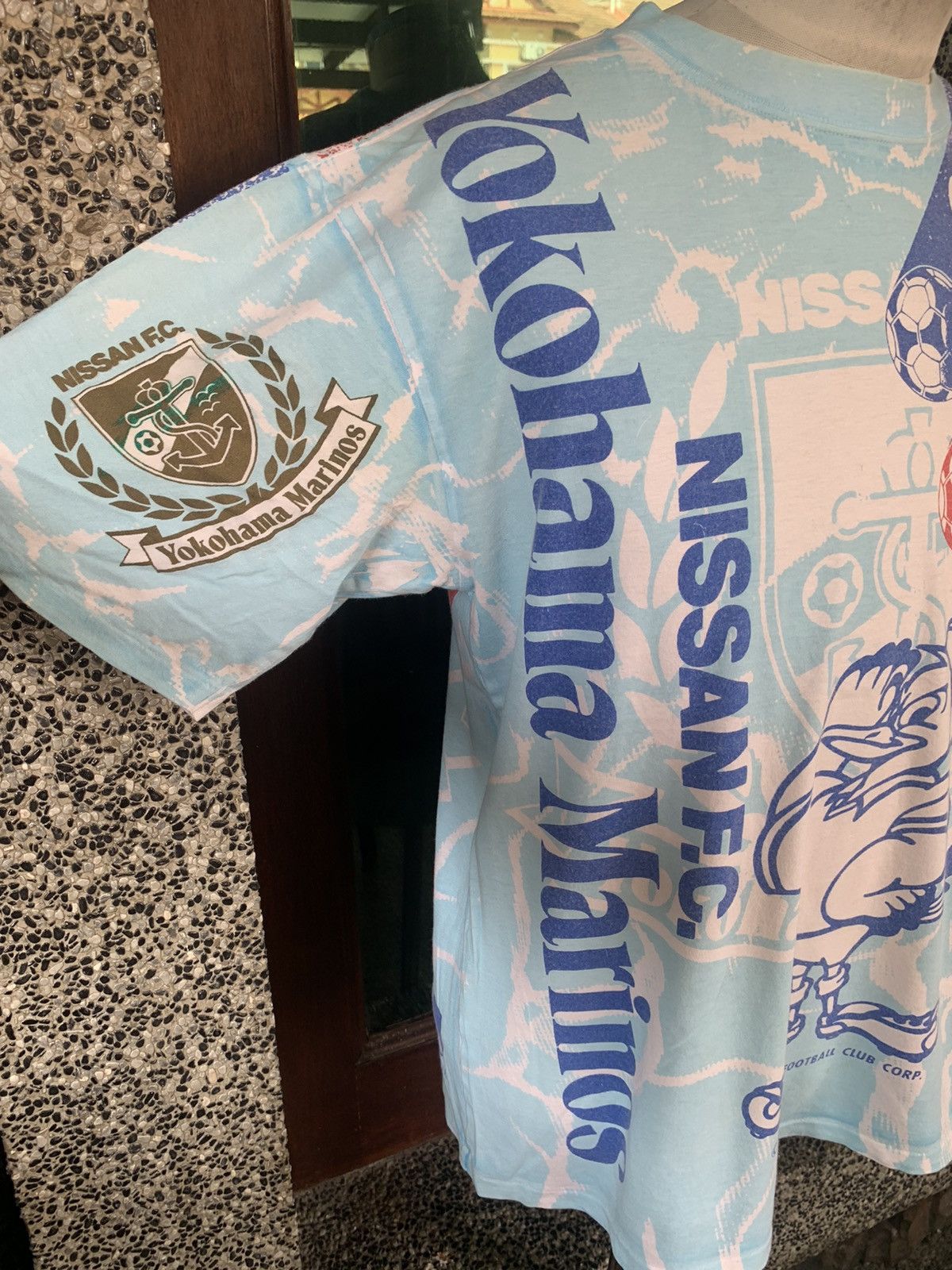 Japanese Brand × Vintage Vintage 90s Nissan FC Yokohama Marinos J League T shirt Size US M / EU 48-50 / 2 - 4 Thumbnail