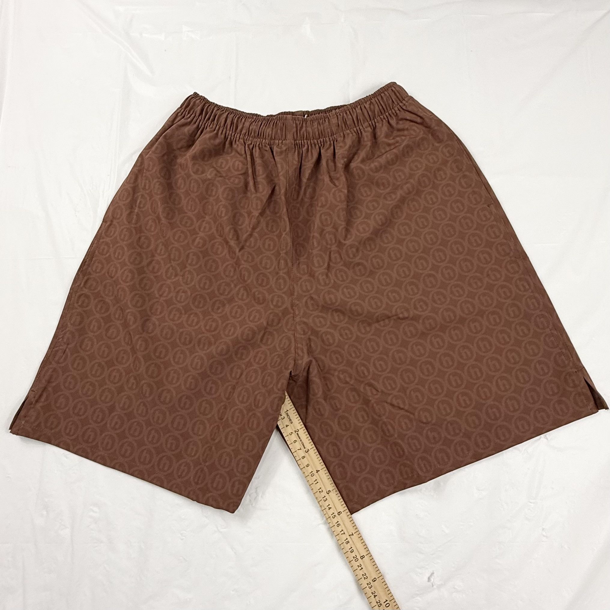 HIDDEN Hidden NY Monogram Mesh Shorts Brown Logo Streetwear Mens Size US 28 / EU 44 - 3 Thumbnail