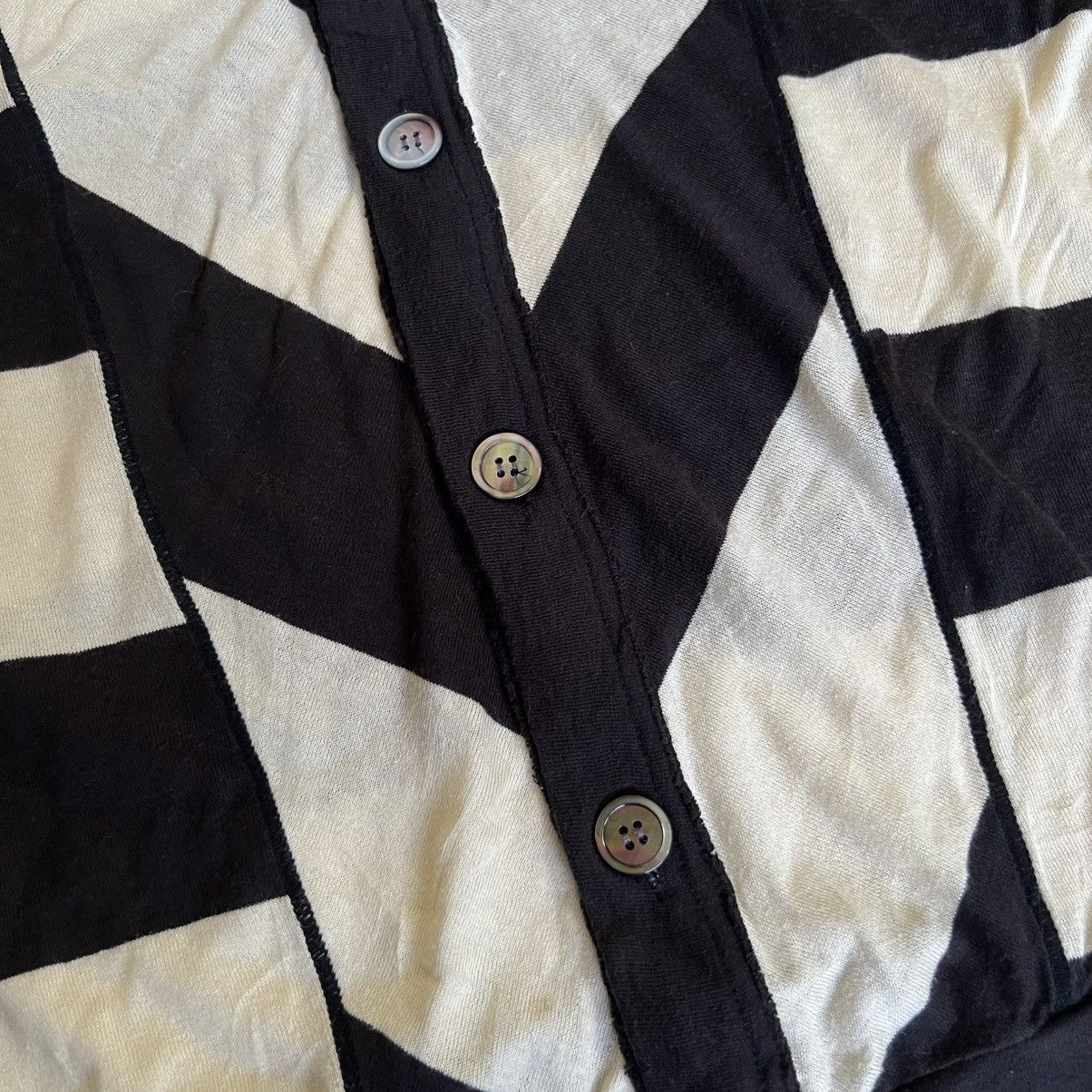 Issey Miyake Cabane De Zucca by Issey Miyake Stripe Cardigan Size US M / EU 48-50 / 2 - 3 Thumbnail