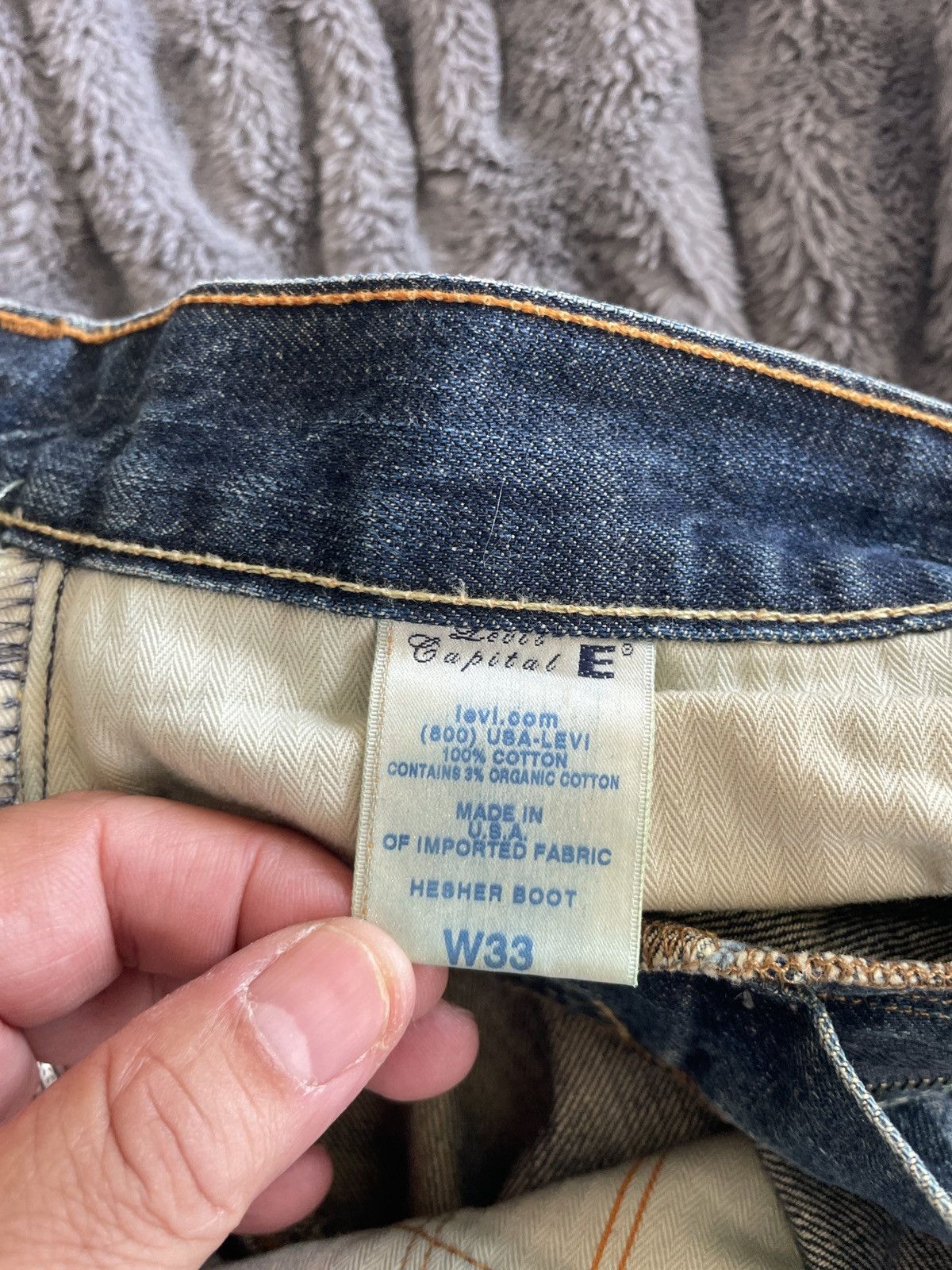 Levi's Made & Crafted Capital E Hesher boot cut denim jeans Size US 33 - 9 Thumbnail