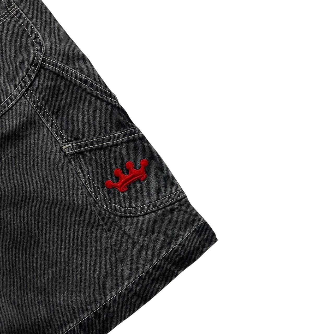 JNCO Vintage Jnco Red Crown Carpenter Denim Shorts Jorts Waist 32 Size US 32 / EU 48 - 3 Thumbnail