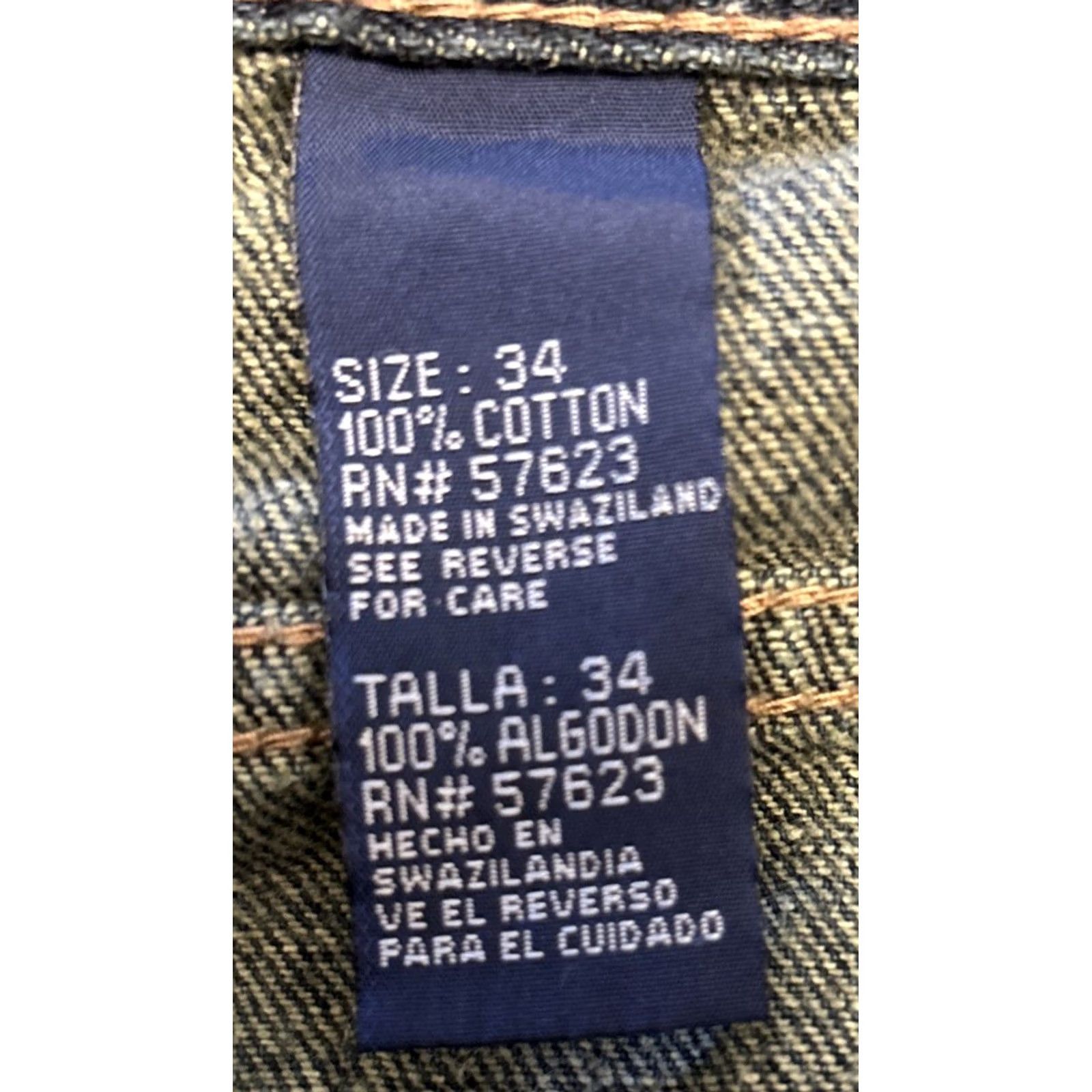 Bugle Boy Bugle Boy Men’s Blue Jean Shorts Sz 34 denim 33x10 Denim 5-Pocket 90s Grunge 10in Inseam Casual Workwear Mens Regular Mid Rise Closet-ready Size US 34 / EU 50 - 4 Thumbnail
