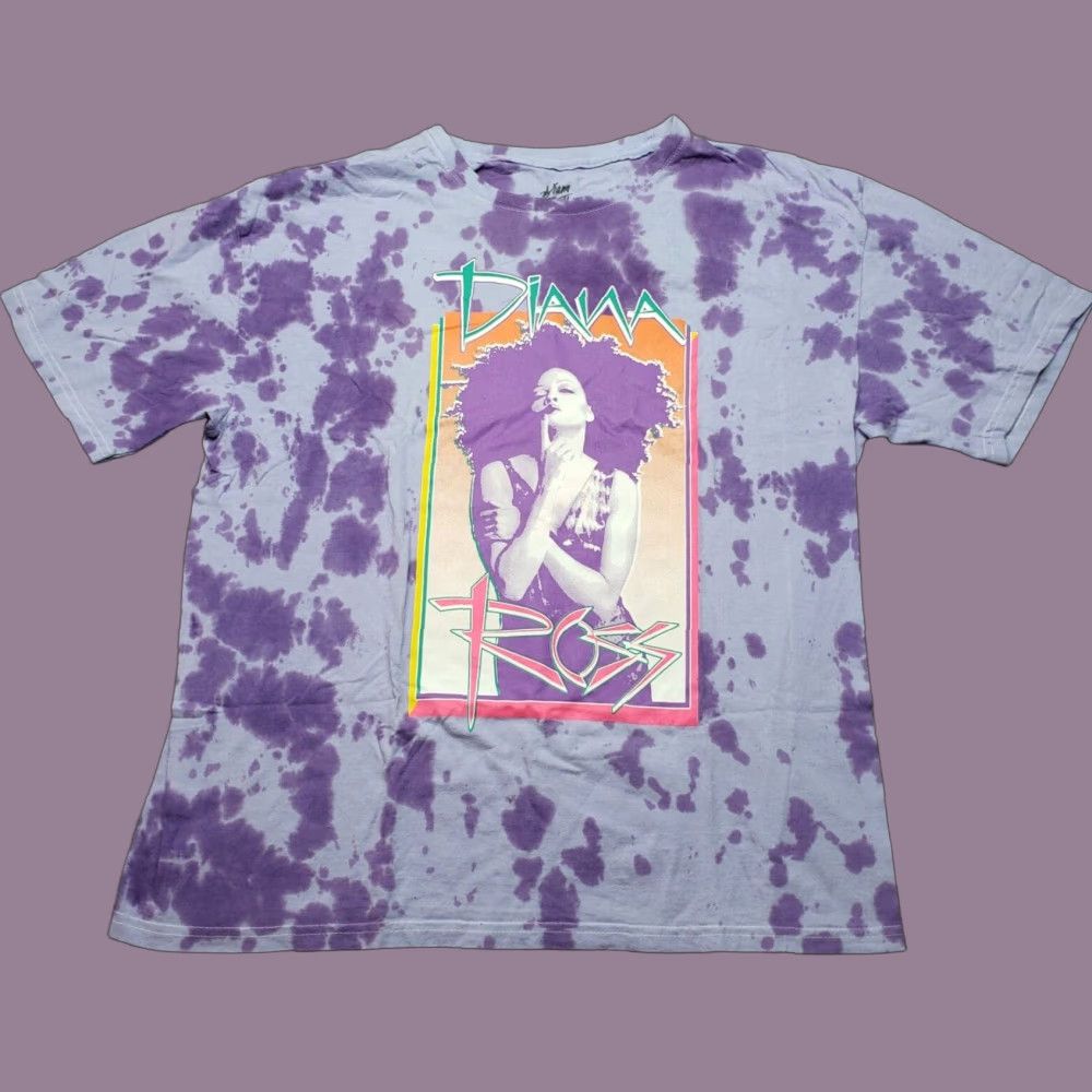 Vintage Rue21 Diana Ross Apparel T Shirt Womens 3X Purple Graphic Tie Dye The Boss New Shirt Womens Plus Size Purple Tie-Dye Graphic 3X Size XXL / US 16-18 / IT 52-54 - 1 Thumbnail