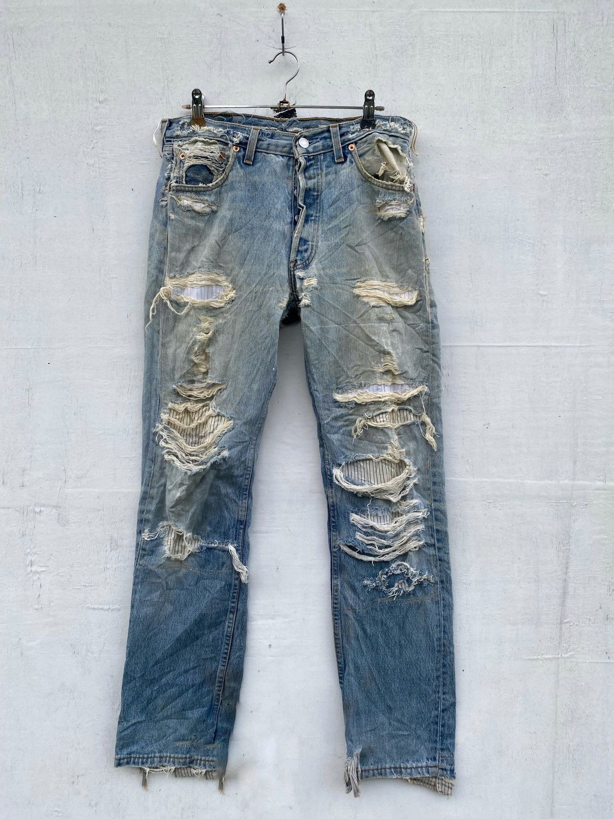 Levi's LEVIS X ANDREW’S DESTROYED DESIGN SEDITIONARIES DESIGN RARE ...