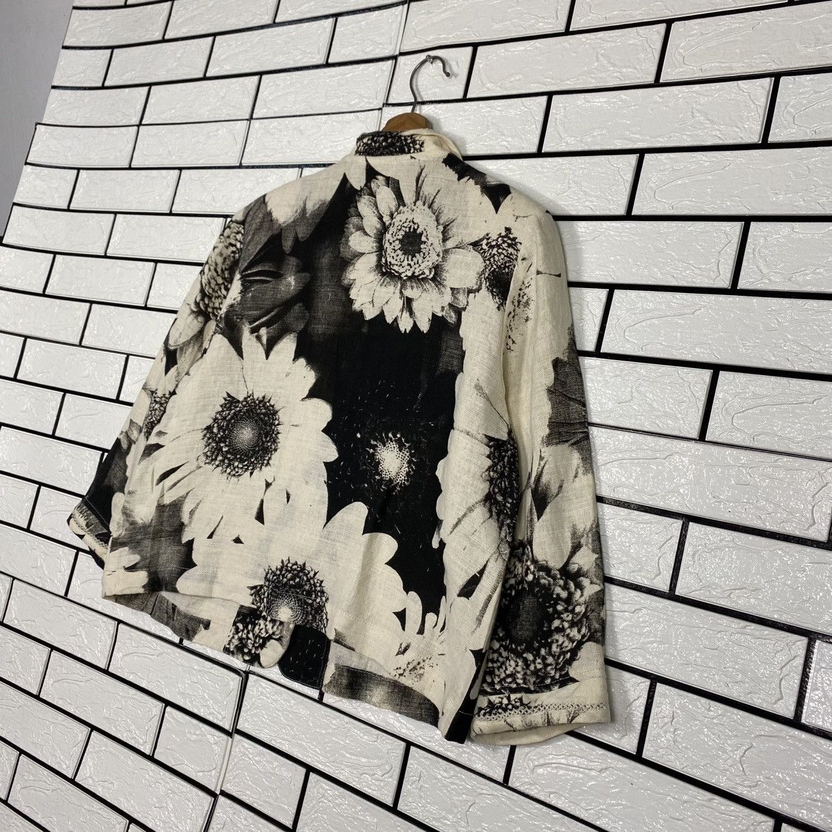 Japanese Brand 📌Cropped Button Jacket R.Lapin Flower Issey Miyake Size M / US 6-8 / IT 42-44 - 11 Thumbnail