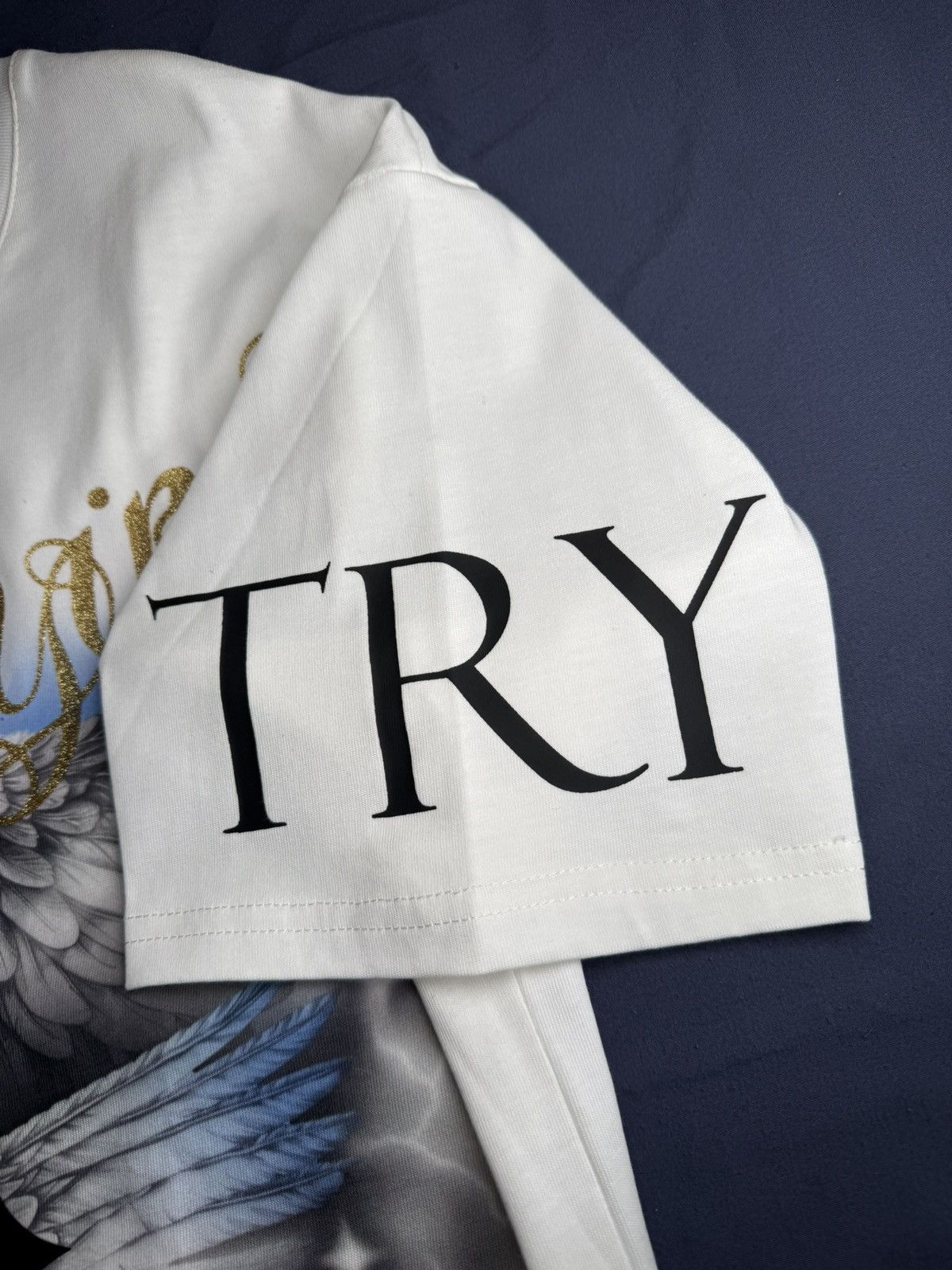 Drain Gang × Haunted Mound Joeyy “Try” Tour tee Size US M / EU 48-50 / 2 - 4 Thumbnail