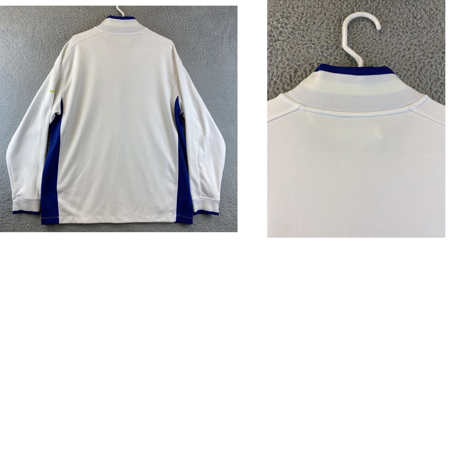 Nike Nike Golf Sweater Mens XL Long Sleeve White 1/4 Zip Pullover Outdoors 85-23 Size US XL / EU 56 / 4 - 8 Thumbnail