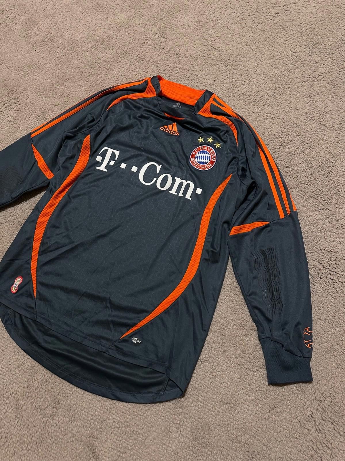 Adidas Bayern Munich 2006/7 Goalkeeper Kit Adidas LS Football Shirt Size US L / EU 52-54 / 3 - 6 Thumbnail