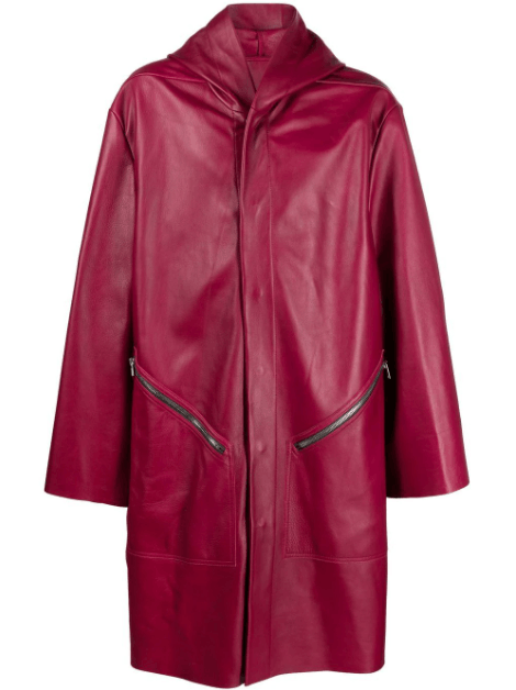 Rick Owens BNWT SS23 RICK OWENS "EDFU" HOODED RAINCOAT 48 Size US M / EU 48-50 / 2 - 10 Thumbnail
