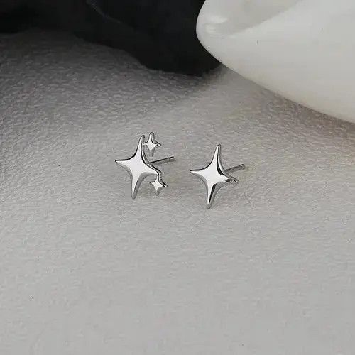 Vintage Star galaxy steel earrings Size ONE SIZE - 3 Thumbnail